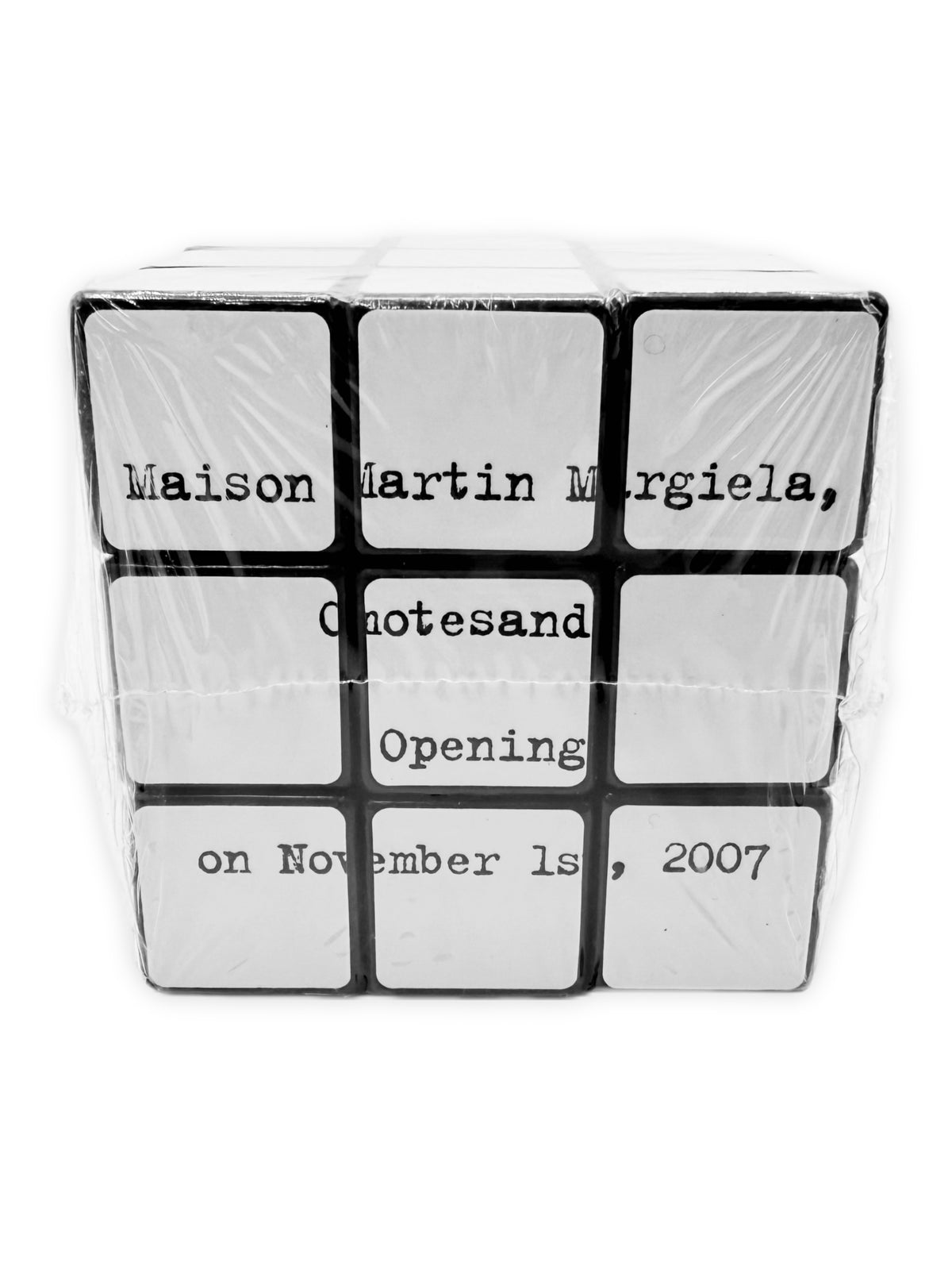 AW07 Maison Margiela 1/100 Japan Exclusive White Rubik’s Cube