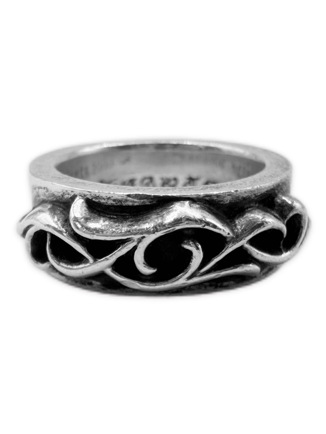 Chrome Hearts Double Narrow Vine Band .925 Silver Ring
