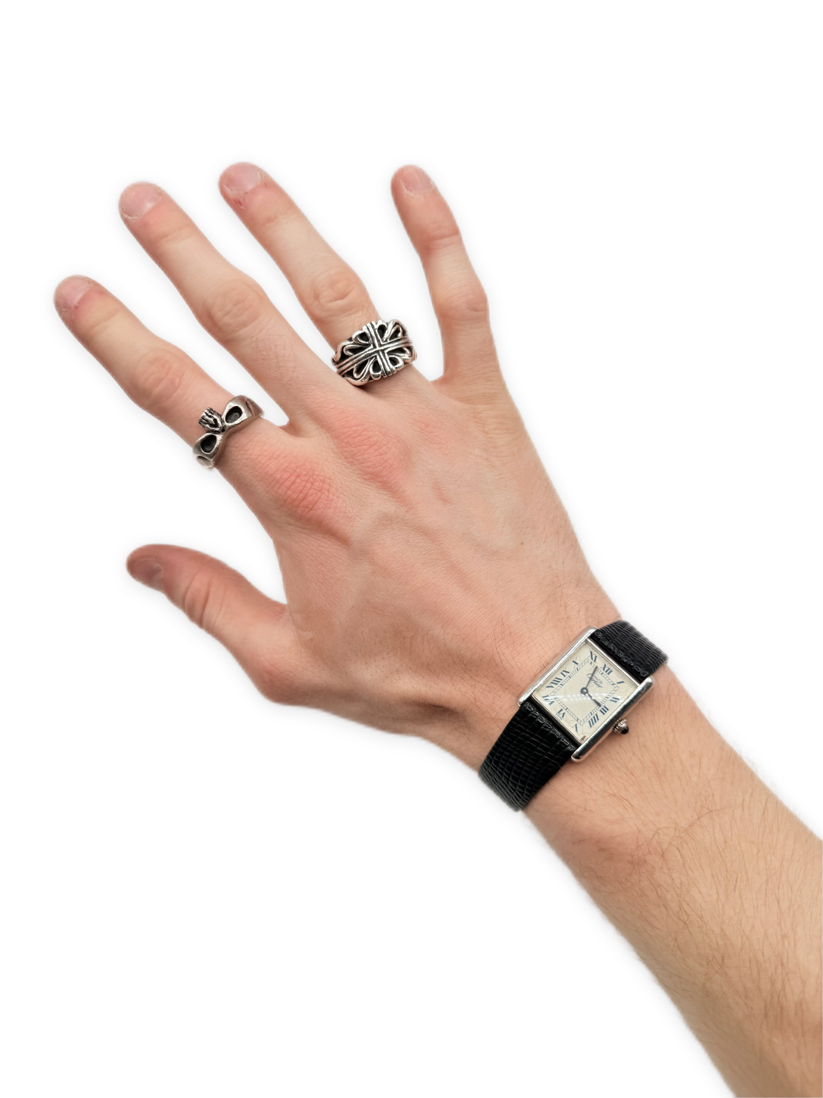 Cartier Tank Must De Roman Dial Re 690006 Sapphire Watch