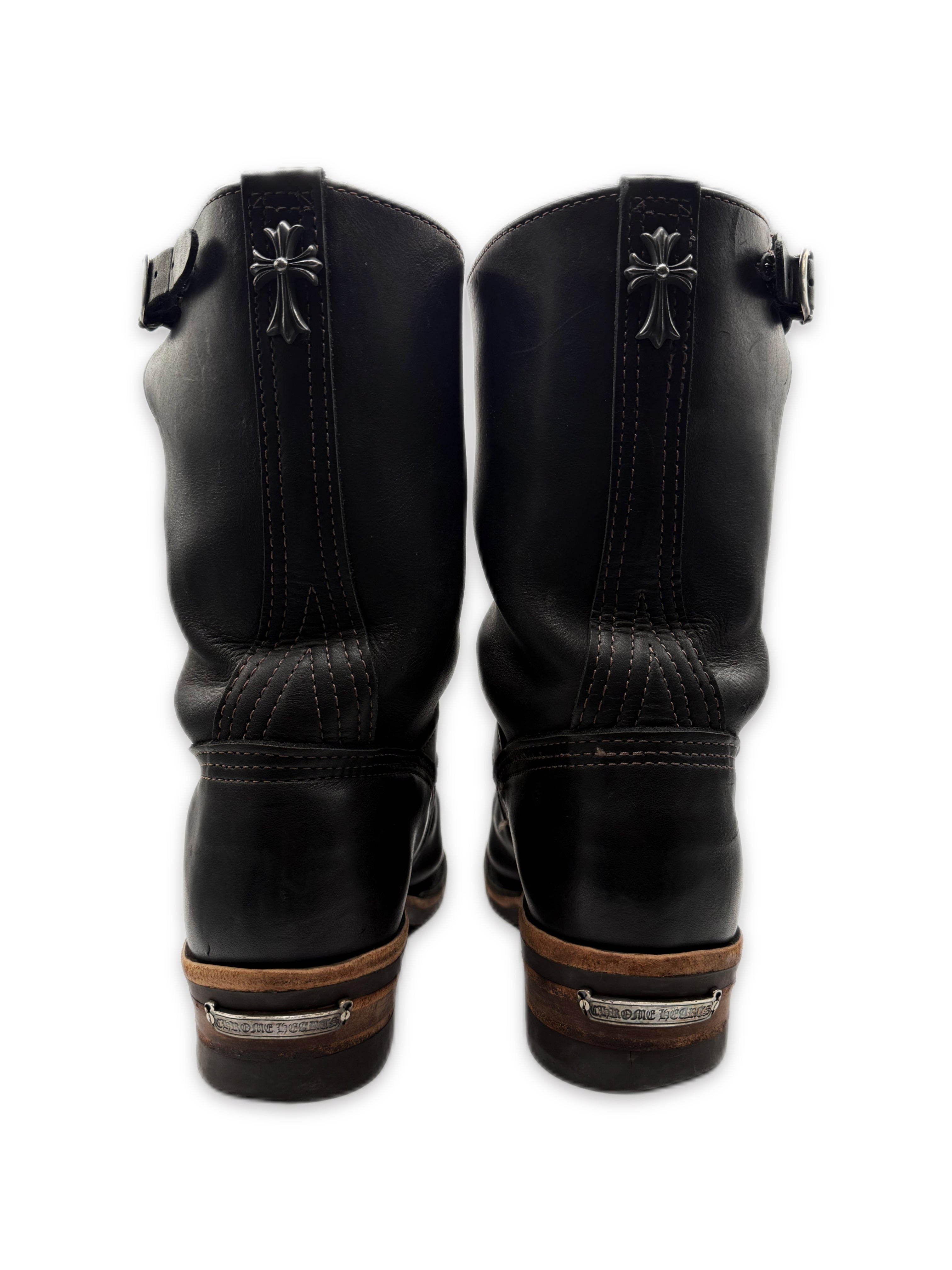 Chrome Hearts x Wesco Cross Pendant Gunslinger Engineer Boots