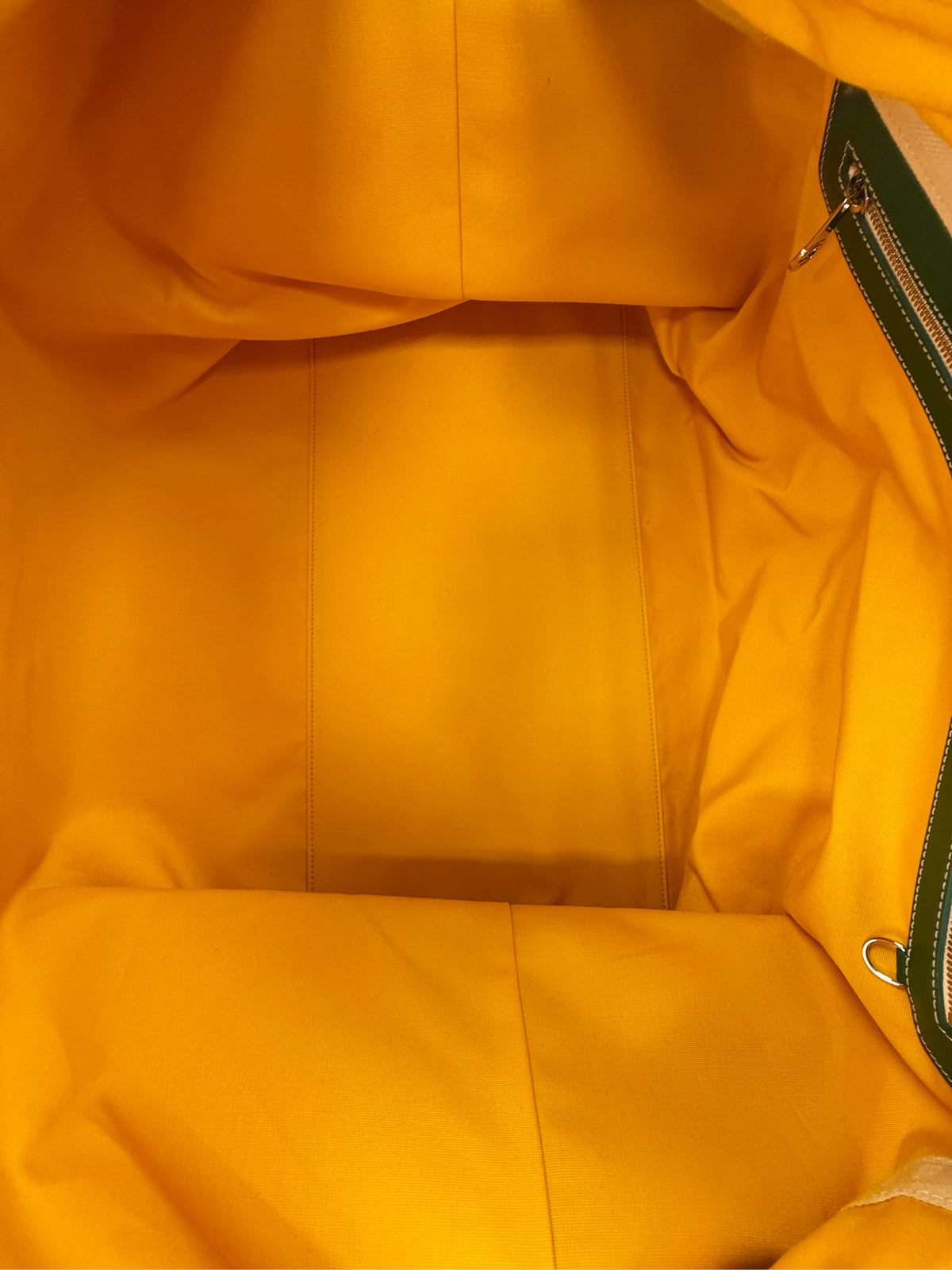 Goyard Boeing 55 Green Canvas Goyardine Monogram Duffle Bag