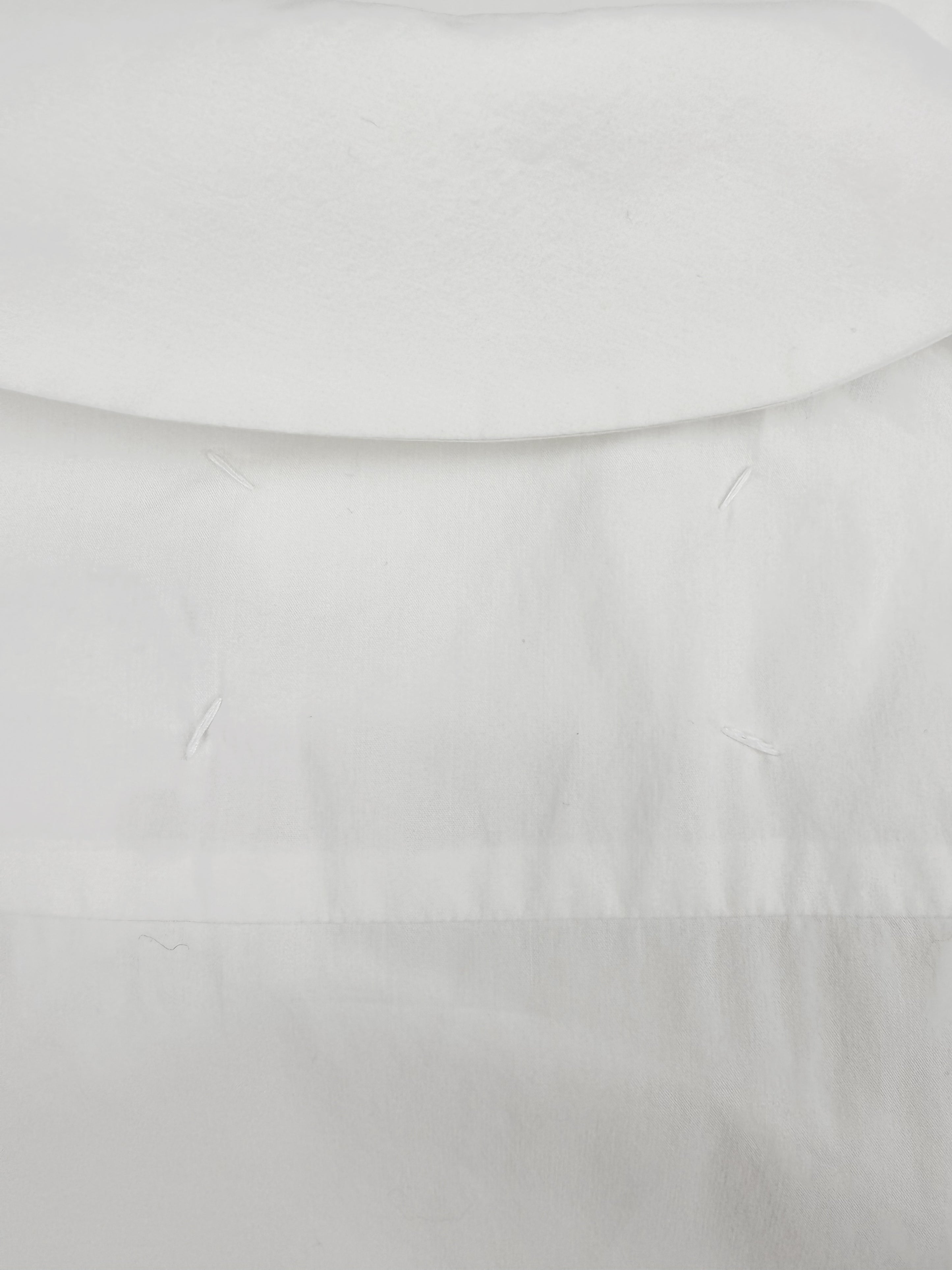 SS00 Maison Margiela ‘Sideways’ White Collared Long Sleeve