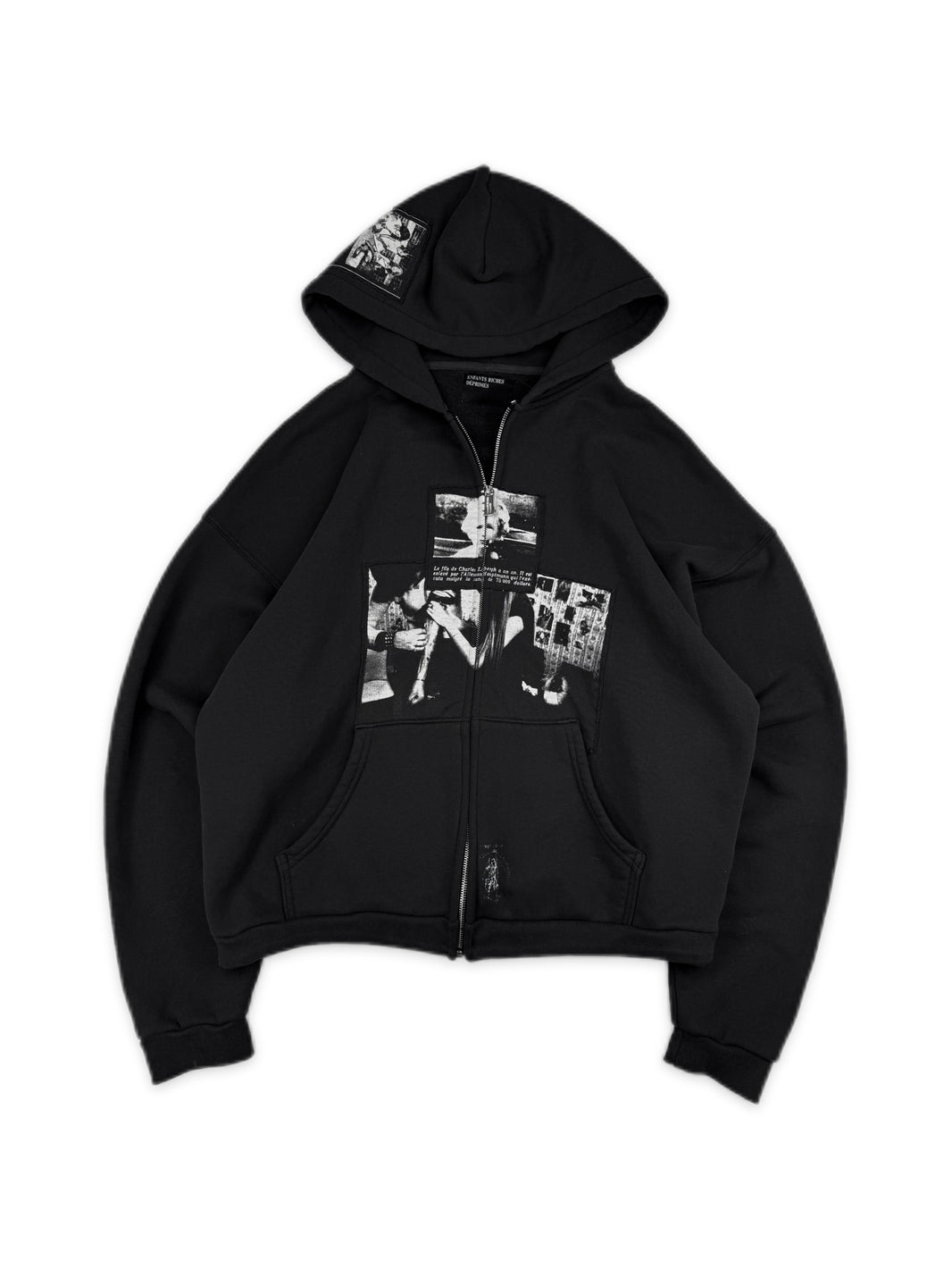 Enfants Riches Deprimes ‘4.5 Years War’ Maxfield Exclusive Zip Assemblage Hoodie