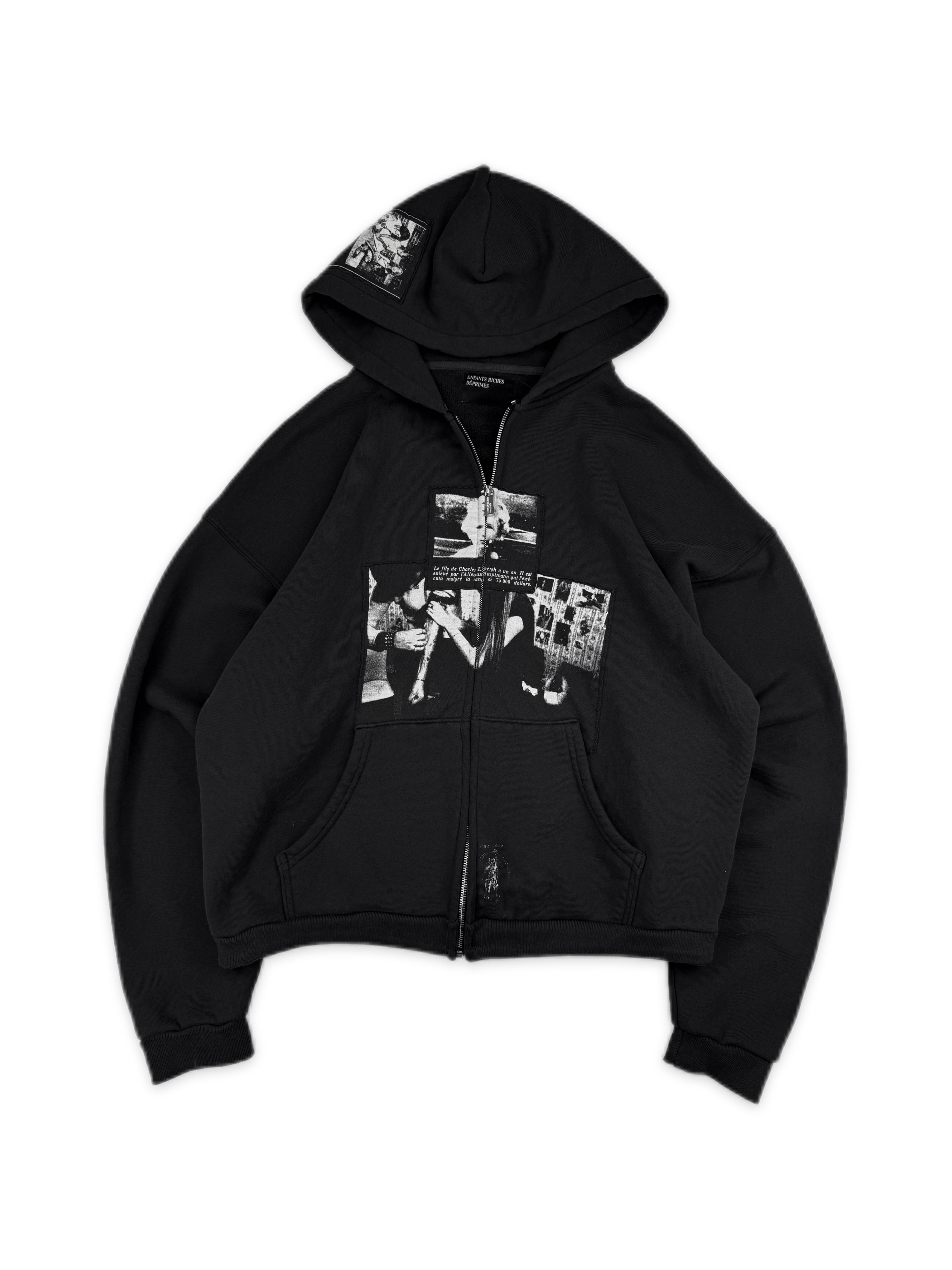 Enfants Riches Deprimes ‘4.5 Years War’ Maxfield Exclusive Zip Assemblage Hoodie