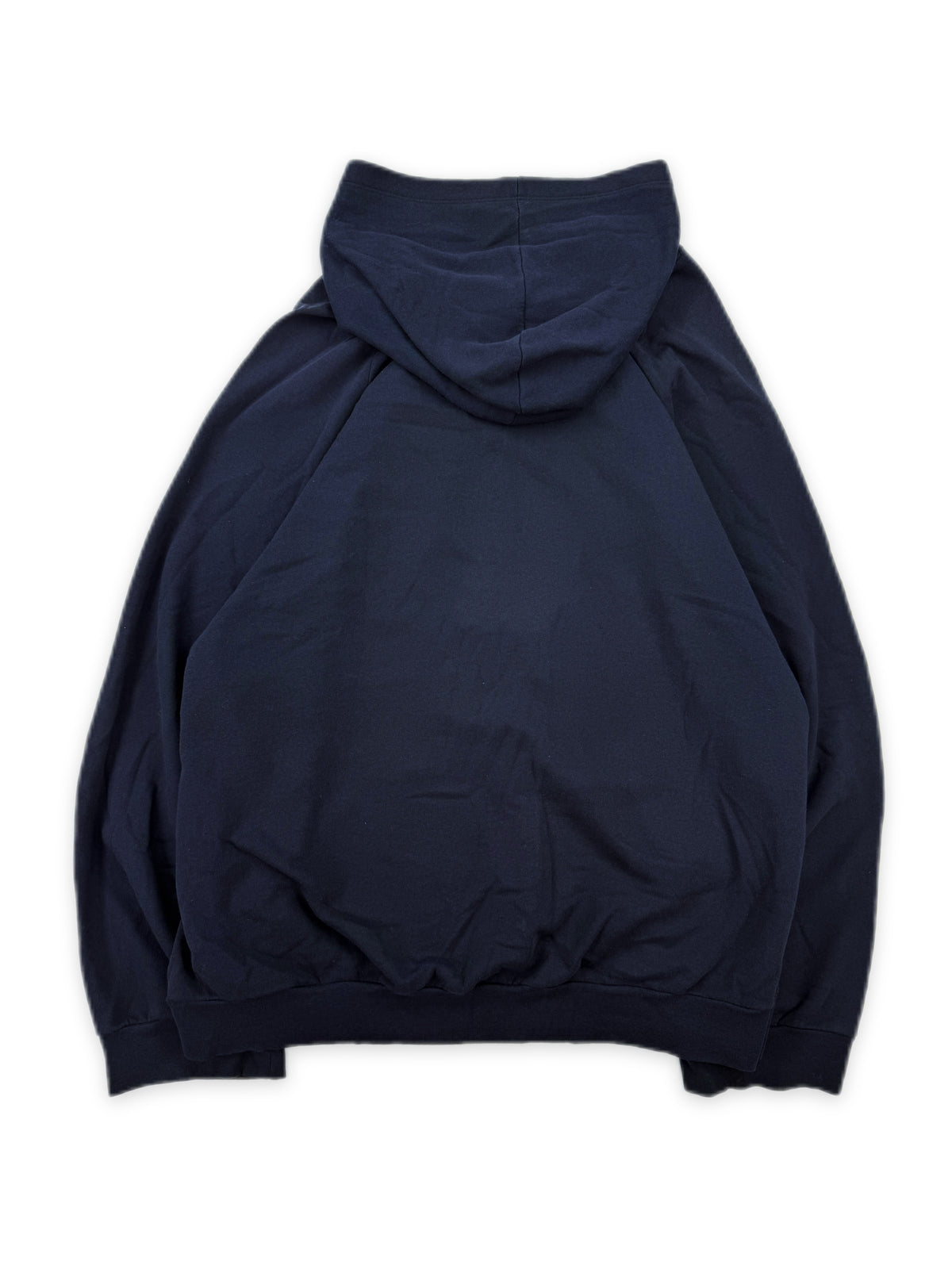 AW03 Raf Simons Closer ‘Technique’ Navy Raglan Oversized Hoodie