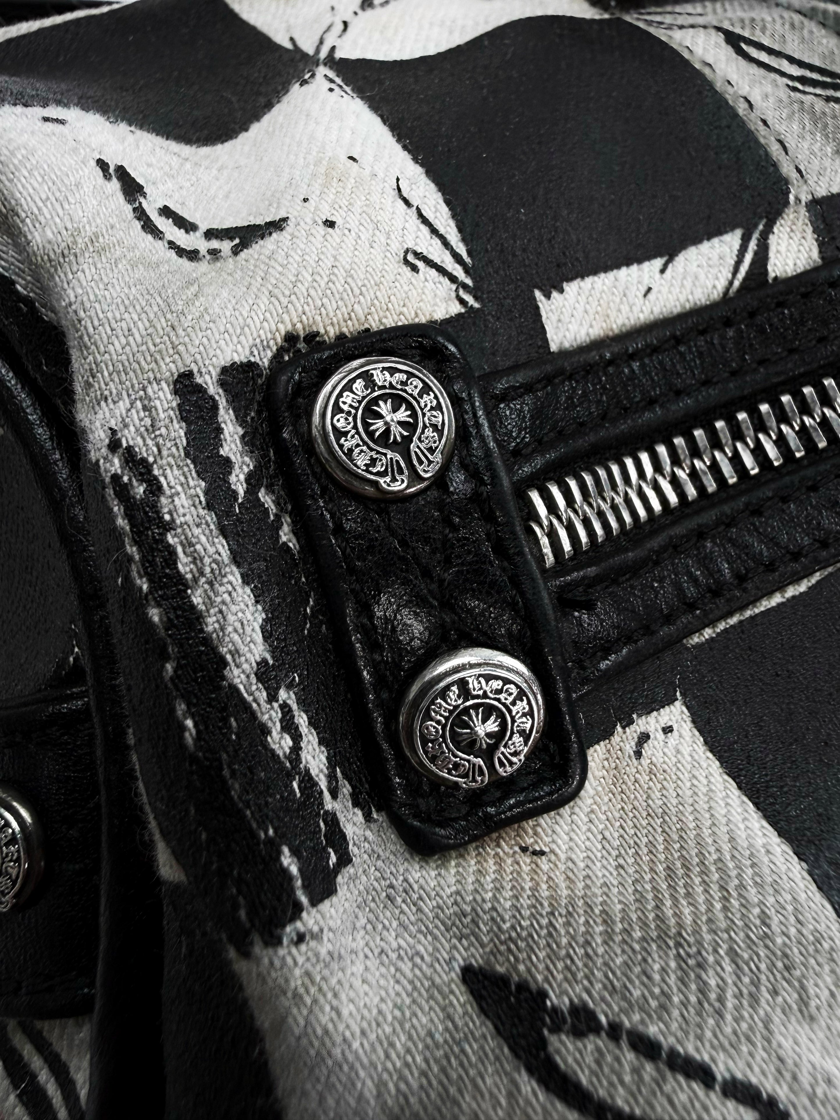 Chrome Hearts x Matty Boy 99 Eyes Leather Gunslinger Duffle Bag