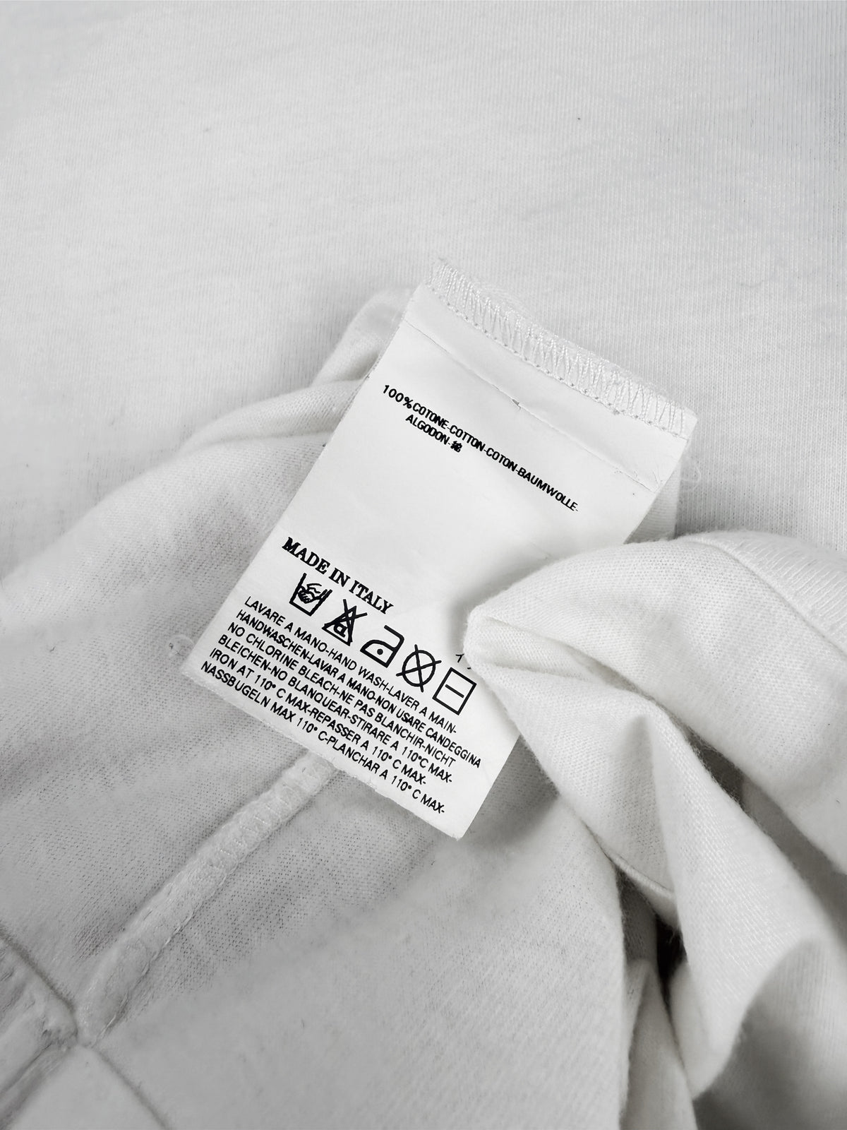 SS08 Maison Margiela ‘Target’ White Bullet Hole Tank Top