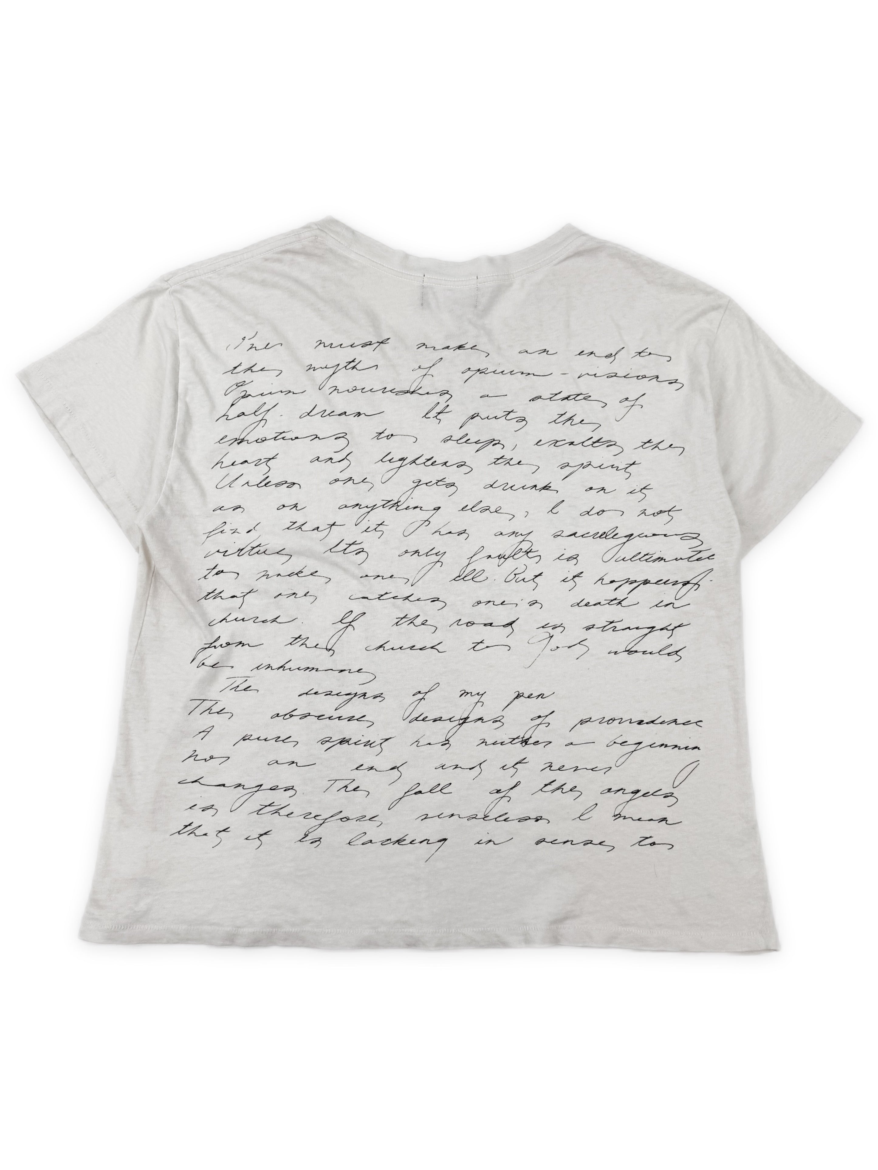 Enfants Riches Deprimes ‘Pharmacist Daughter’ White Graphic T-Shirt