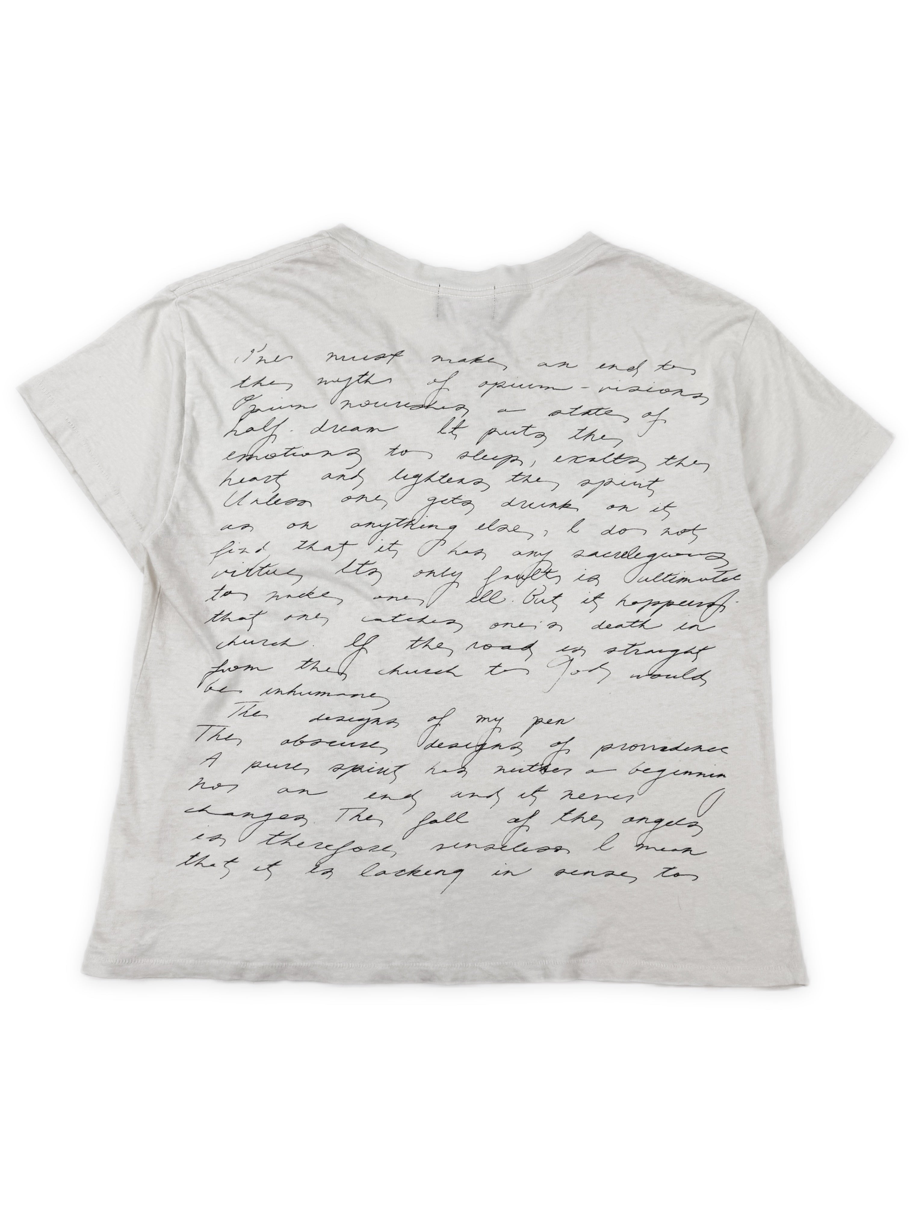 Enfants Riches Deprimes ‘Pharmacist Daughter’ White Graphic T-Shirt