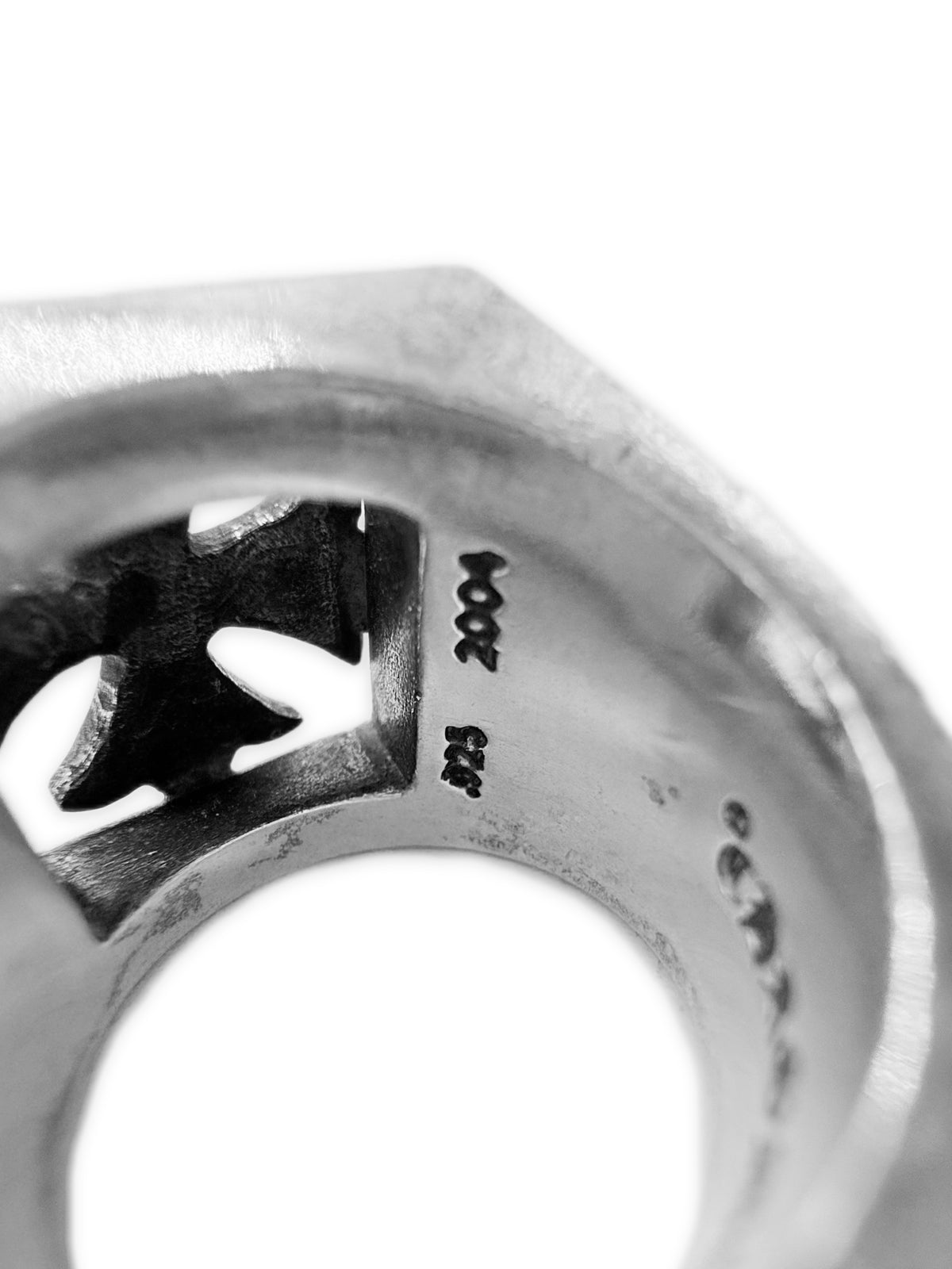 Chrome Hearts Plus Block .925 Silver Ring