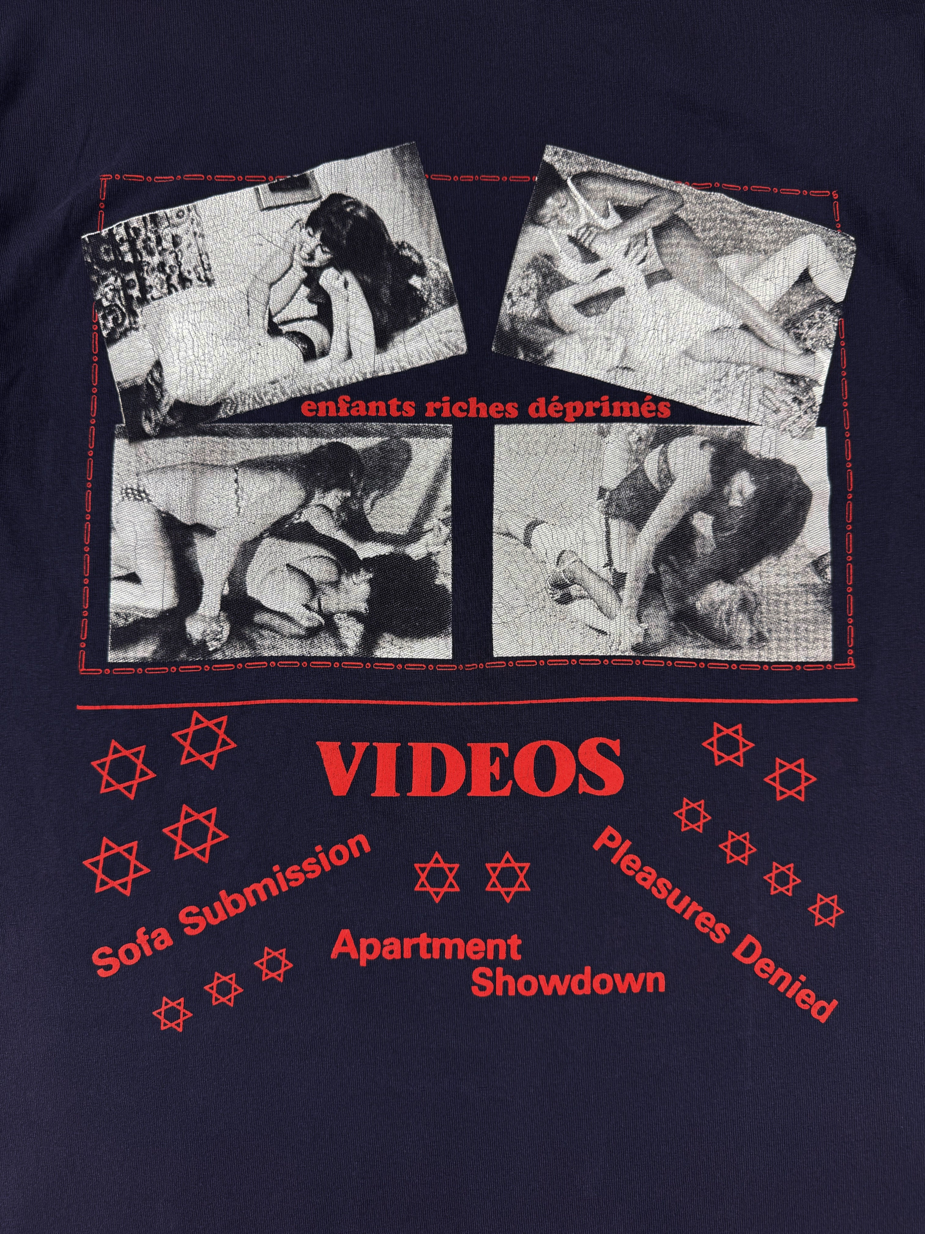 Enfants Riches Deprimes ‘Pleasures Denied’ Purple Pornstar T-Shirt