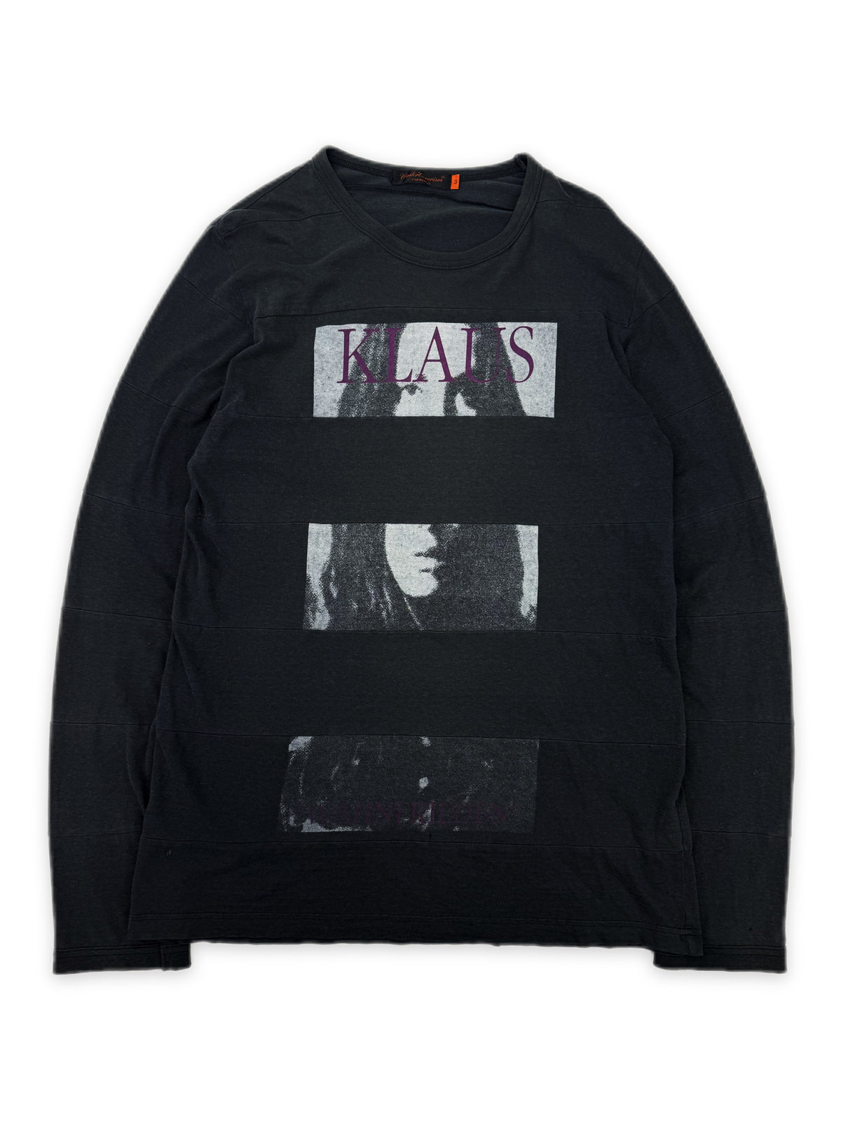 SS06 Undercover Klaus ‘T’ Chuuut Patchwork Long Sleeve Shirt