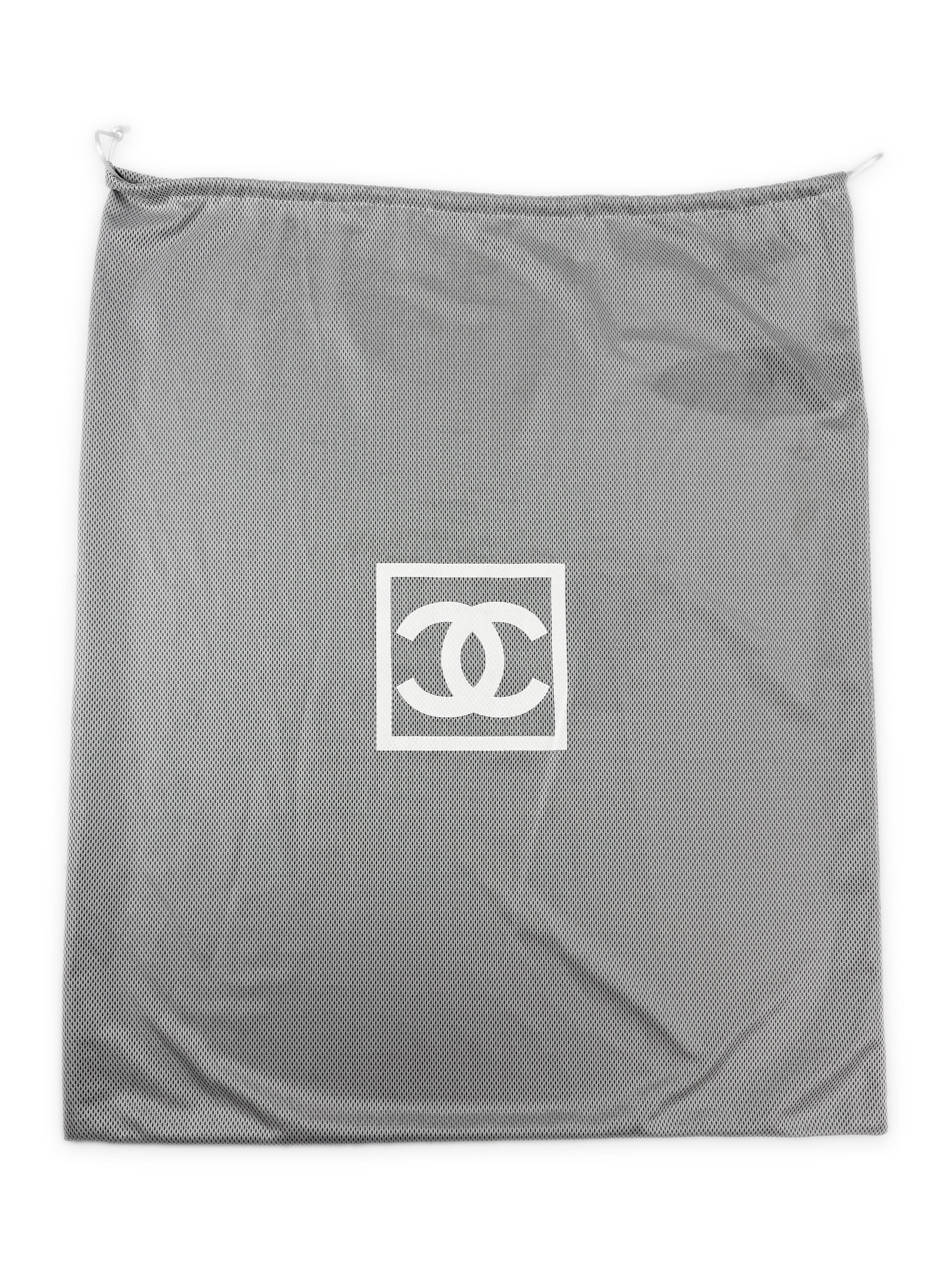 Chanel Sport CC Logo Grey Beach Towel / Blanket