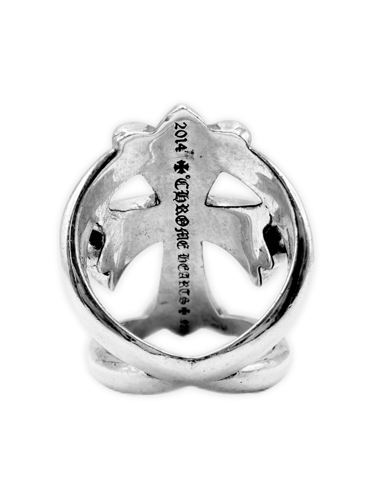 Chrome Hearts Diamond Pavé Factory Set Infinity .925 Silver Ring