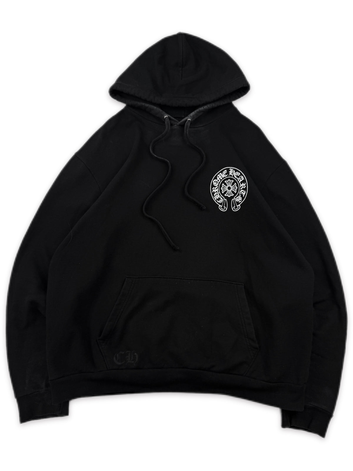 Chrome Hearts Miami Exclusive Horseshoe Logo Black Hoodie