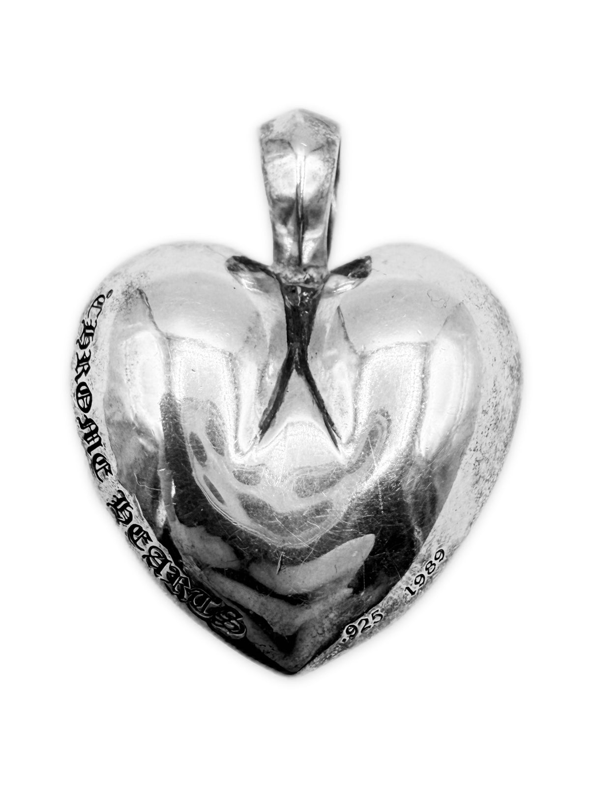 Chrome Hearts Floral Hearts Locket Large .925 Silver Pendant