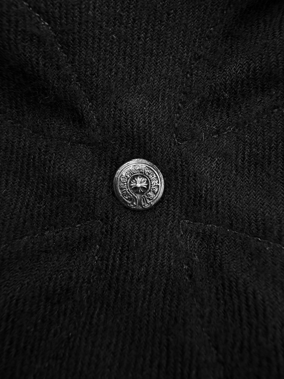 Chrome Hearts Plus Patch Cashmere Black Blanket / Shawl
