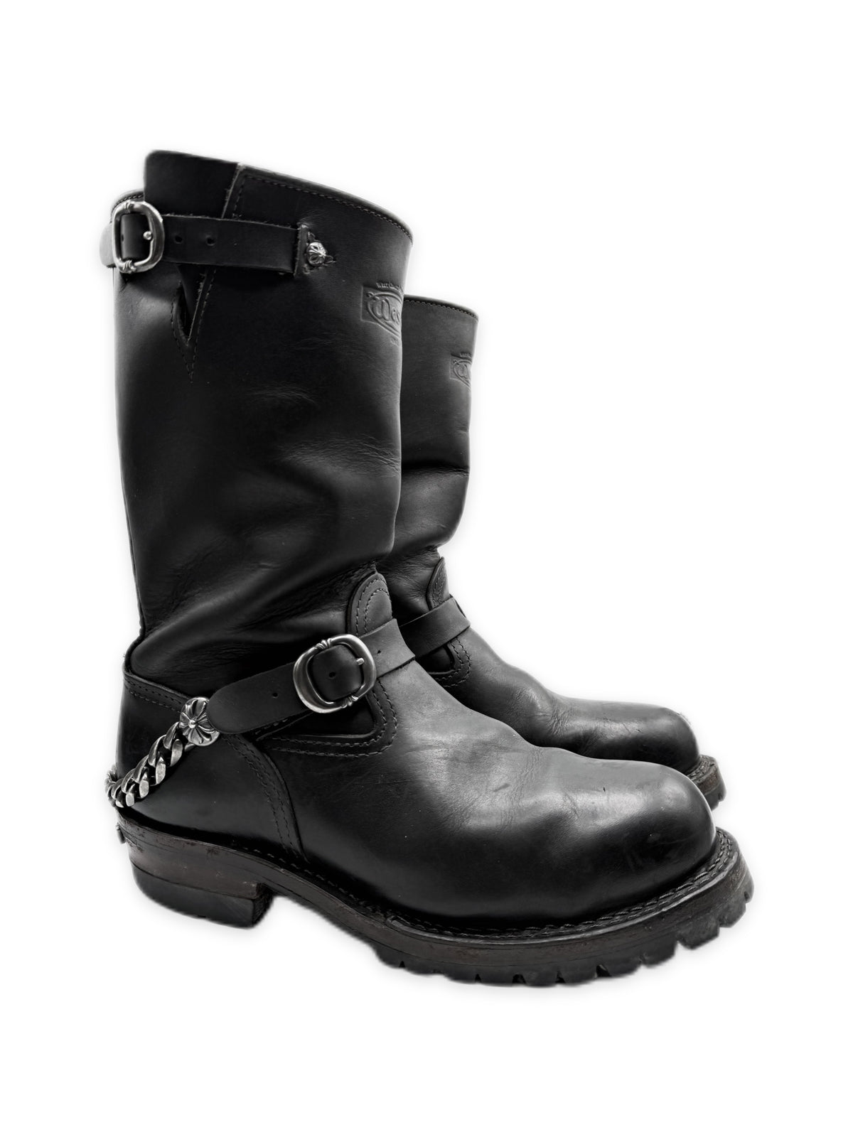 Chrome Hearts x Wesco Engineer Cuban Link Dagger Gunslinger Boots