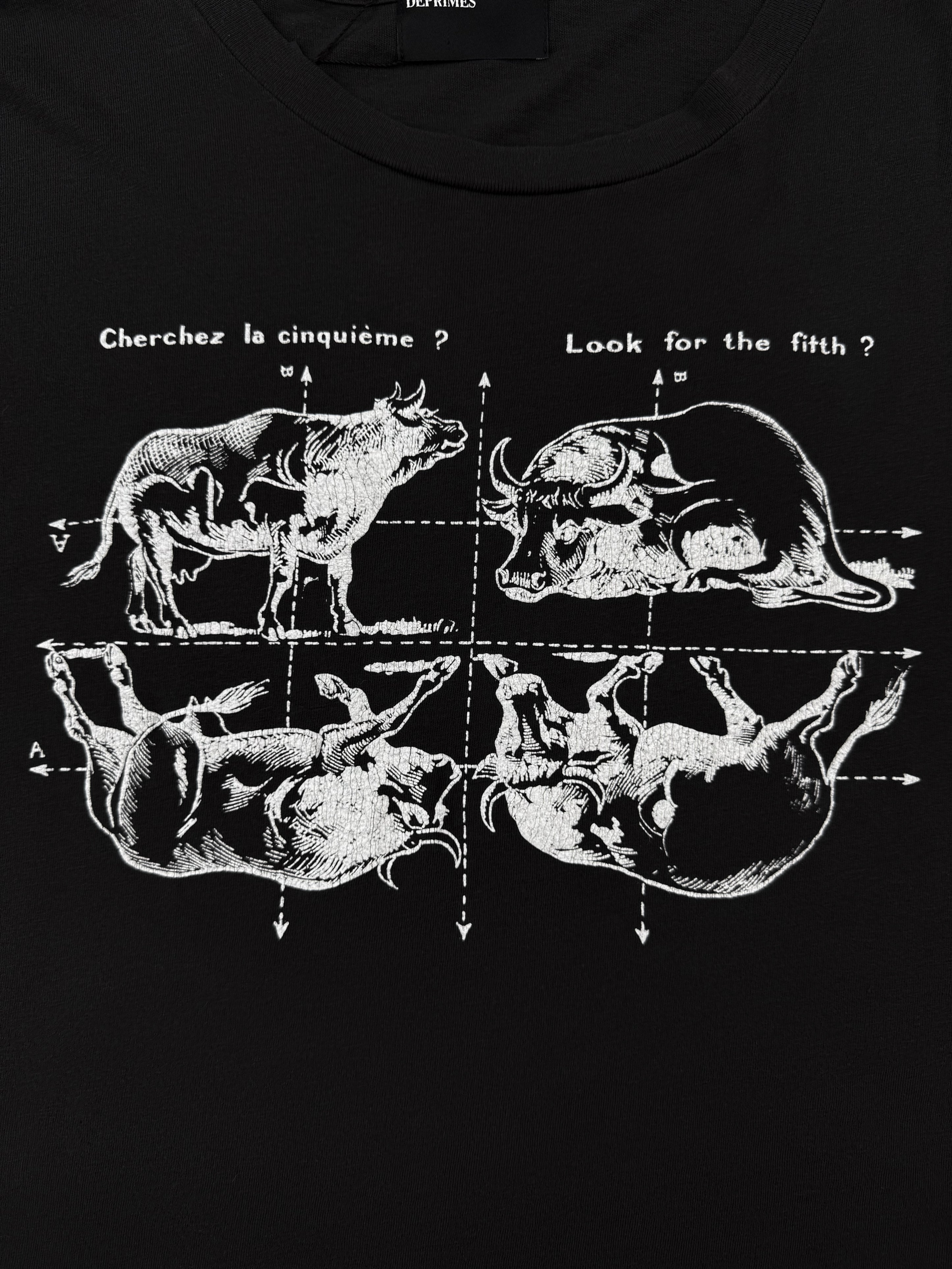 Enfants Riches Deprimes ‘Fifth Pig’ Black Graphic T-Shirt