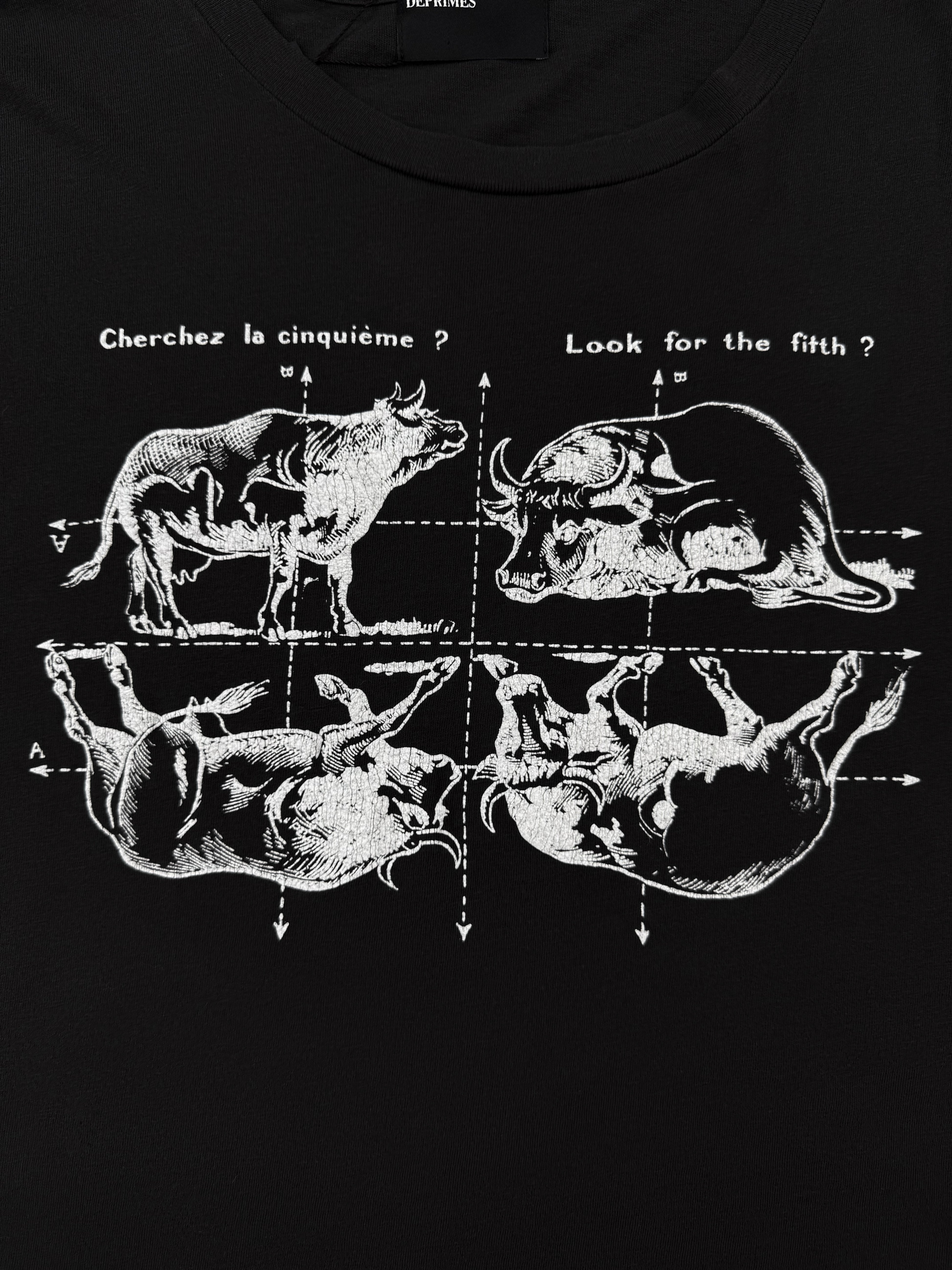 Enfants Riches Deprimes ‘Fifth Pig’ Black Graphic T-Shirt