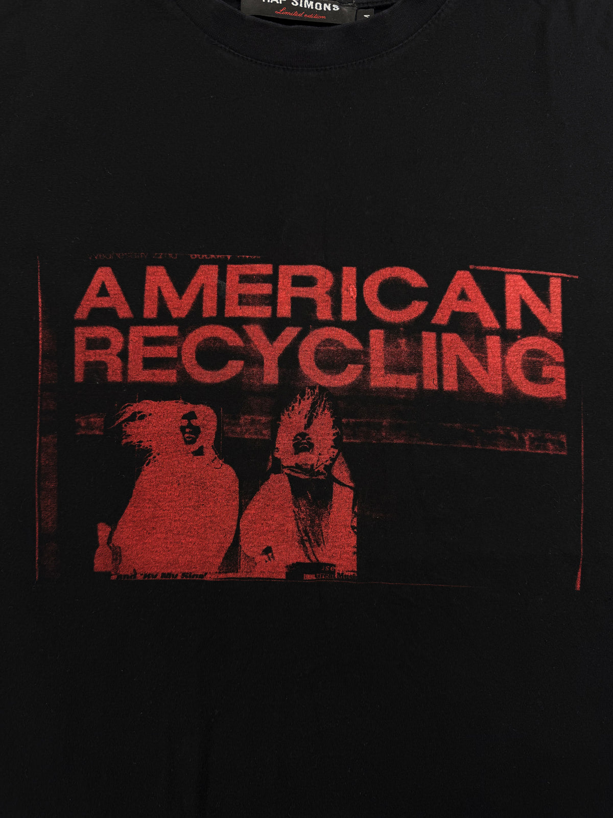 SS02 Raf Simons ‘American Recycling’ Kollaps Long Sleeve