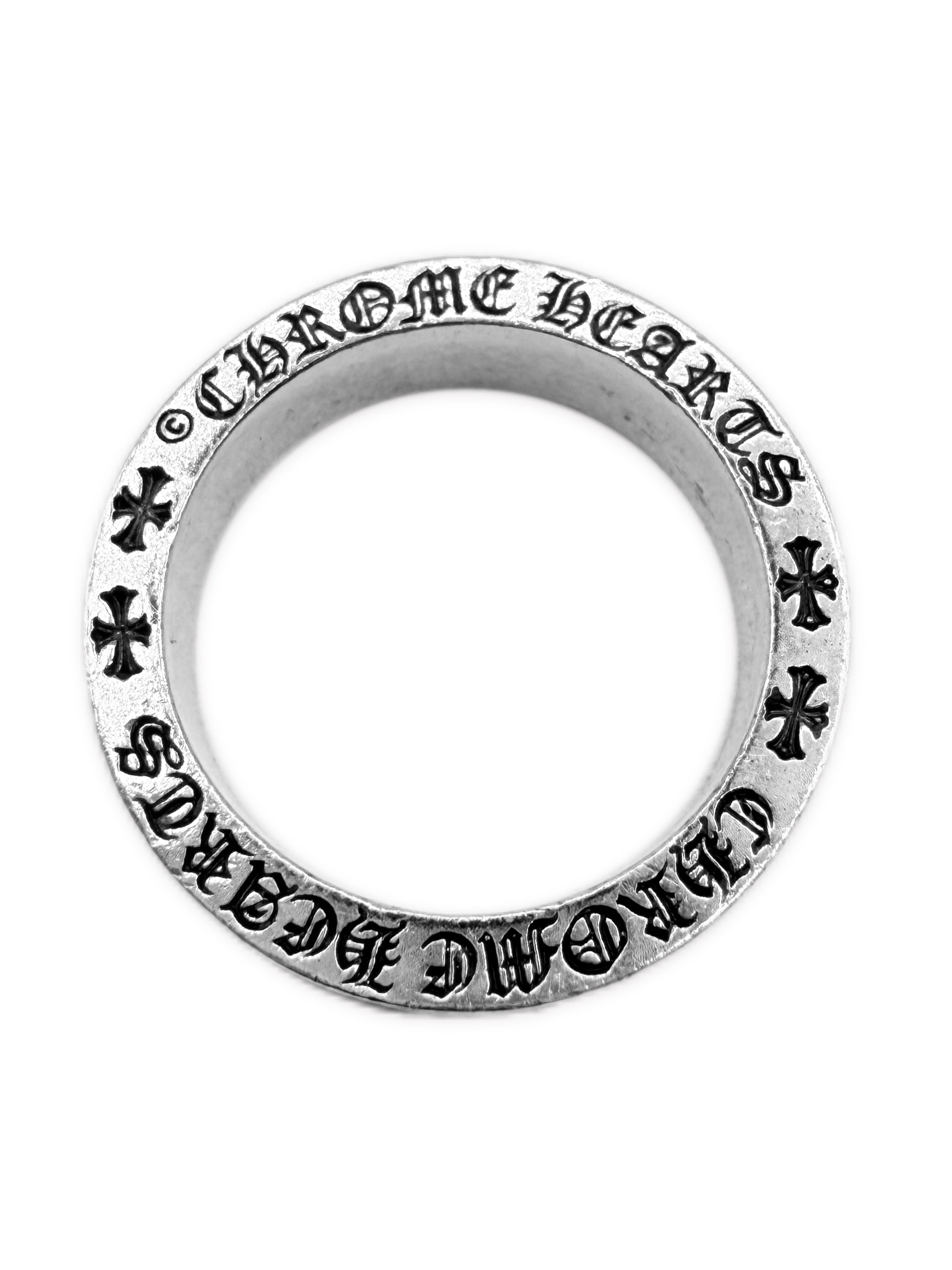 Chrome Hearts Forever 9mm Spacer .925 Silver Ring