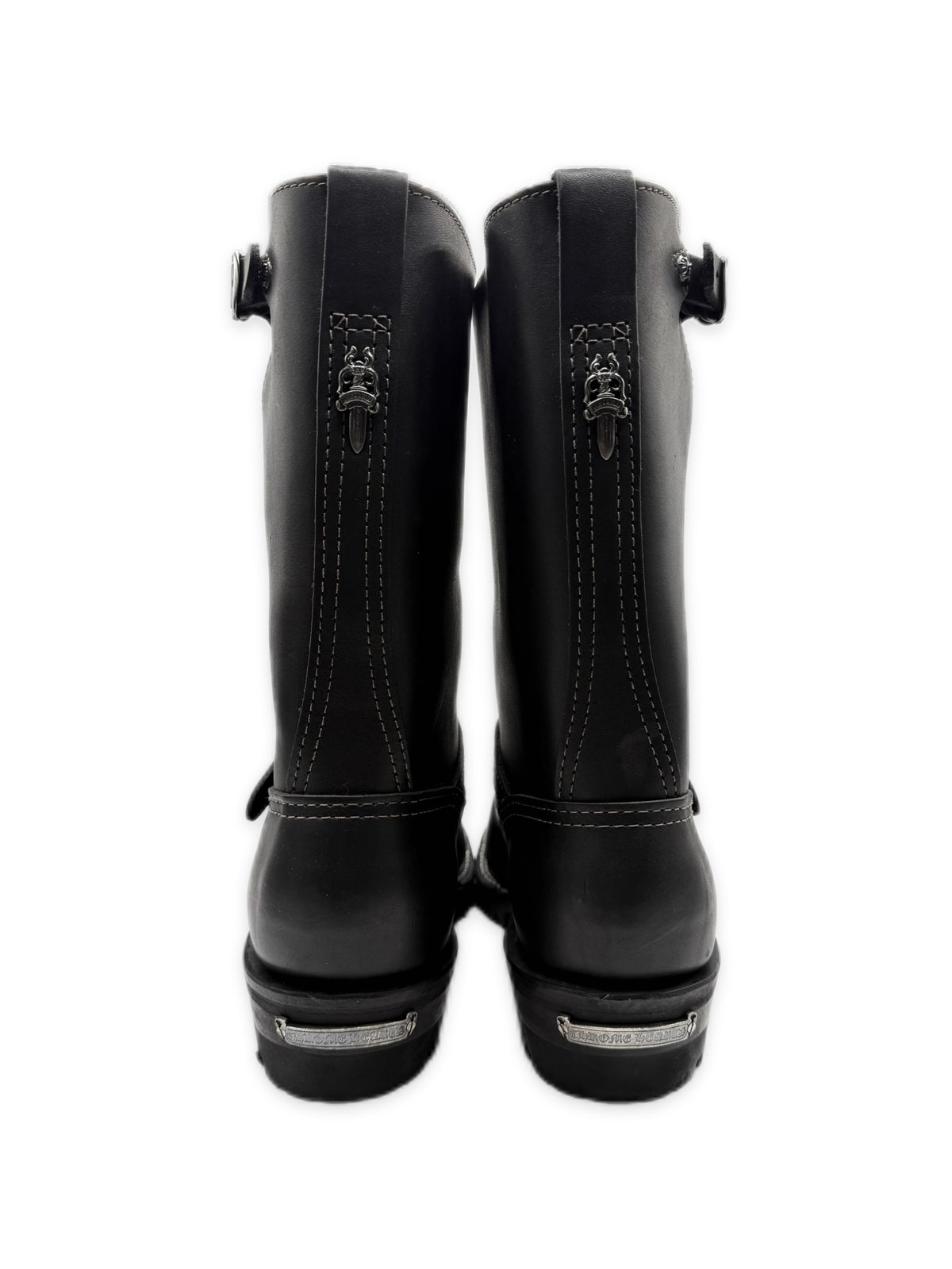 Chrome Hearts x Wesco Engineer Dagger Gunslinger Leather Boots