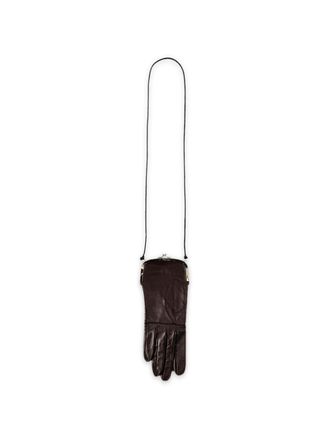 AW98 Maison Margiela Artisanal 0 Brown Leather Glove Handbag