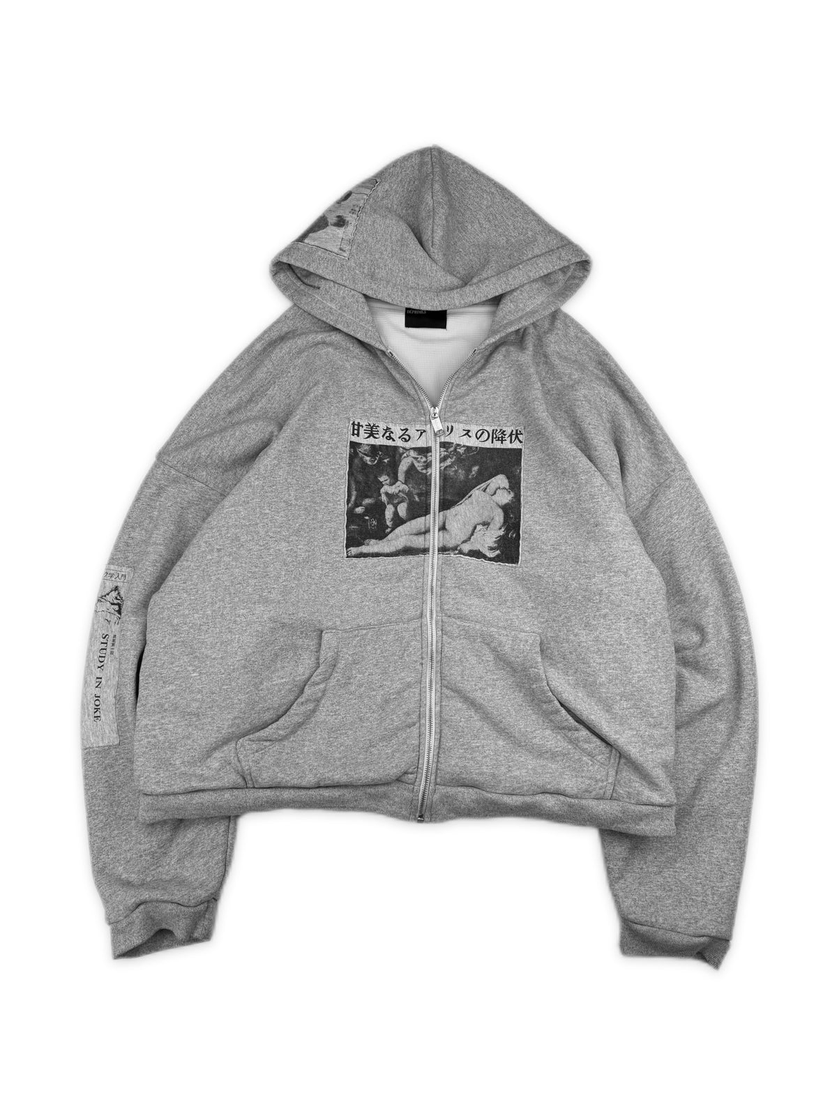 Enfants Riches Deprimes ‘Sweet Surrender of Alice’ Assemblage Zip Hoodie