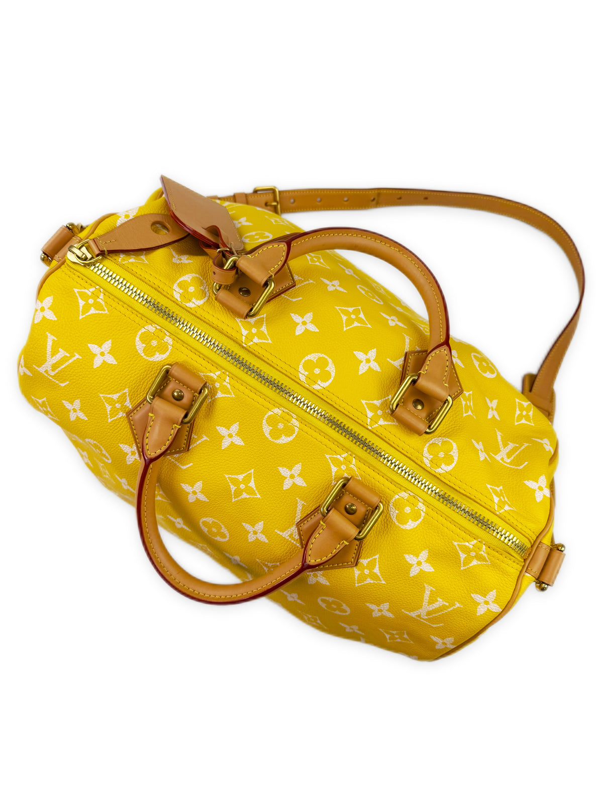 SS24 Louis Vuitton Speedy P90 40 Bandoulier Leather Handbag