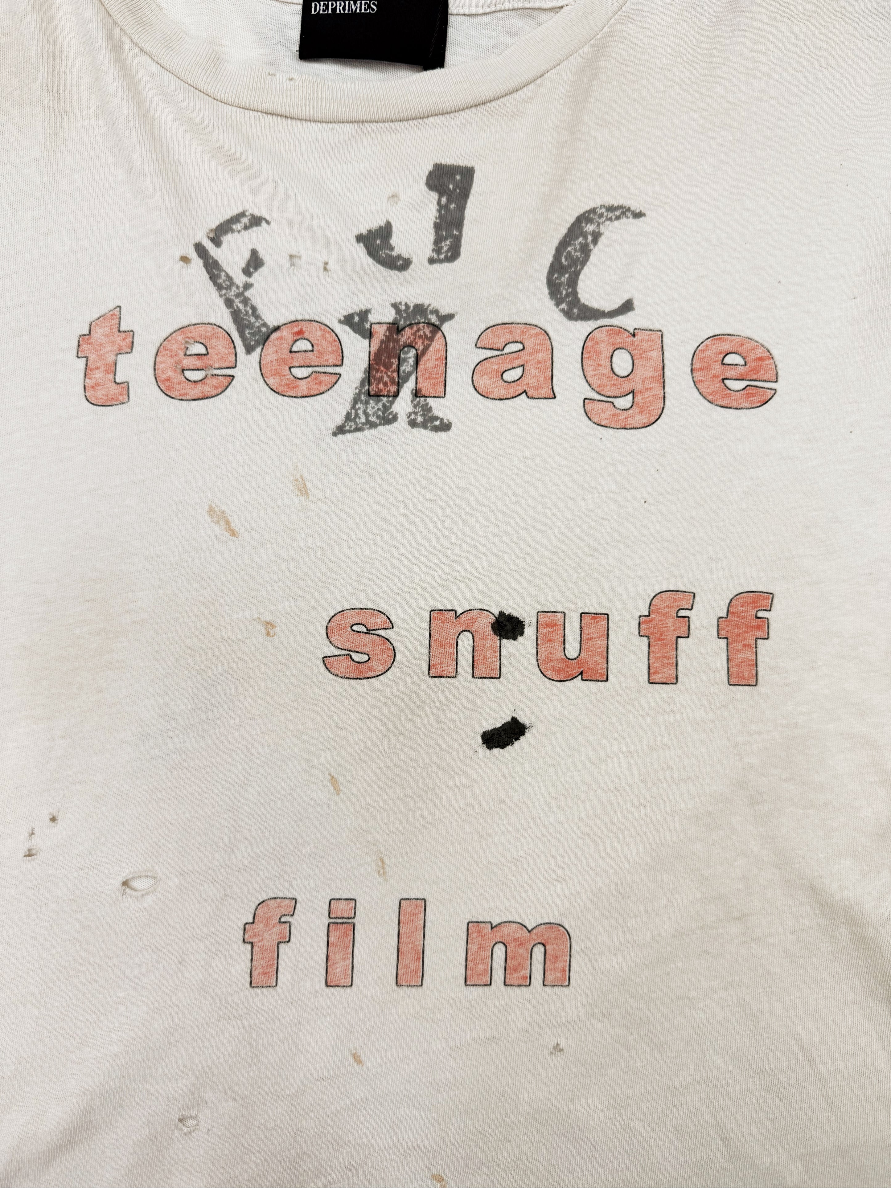 Enfants Riches Deprimes ‘Teenage Snuff Films’ Distressed T-Shirt