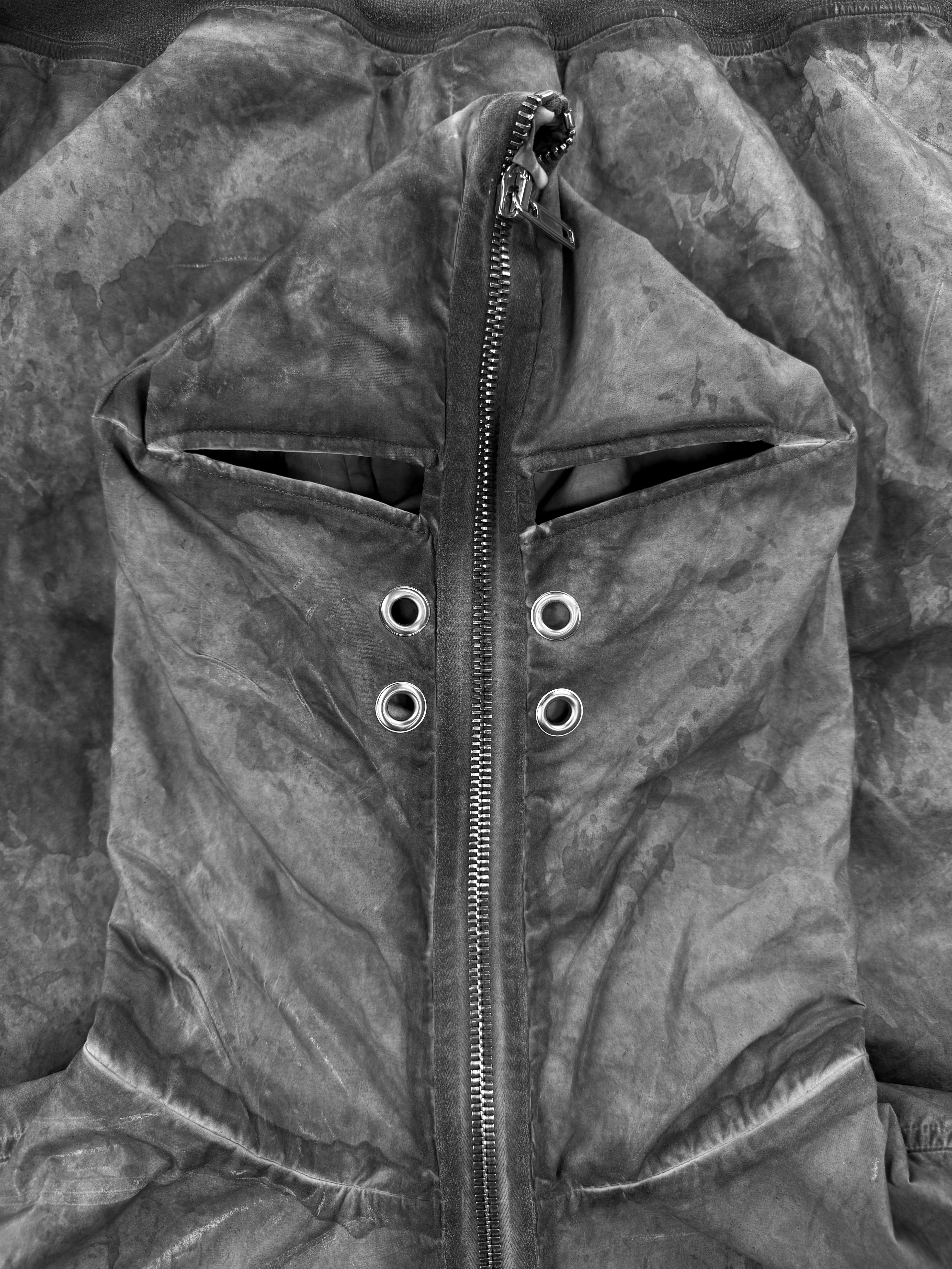 Rick Owens Gimp Full Zip Flight Dark Dust MA1 Jacket