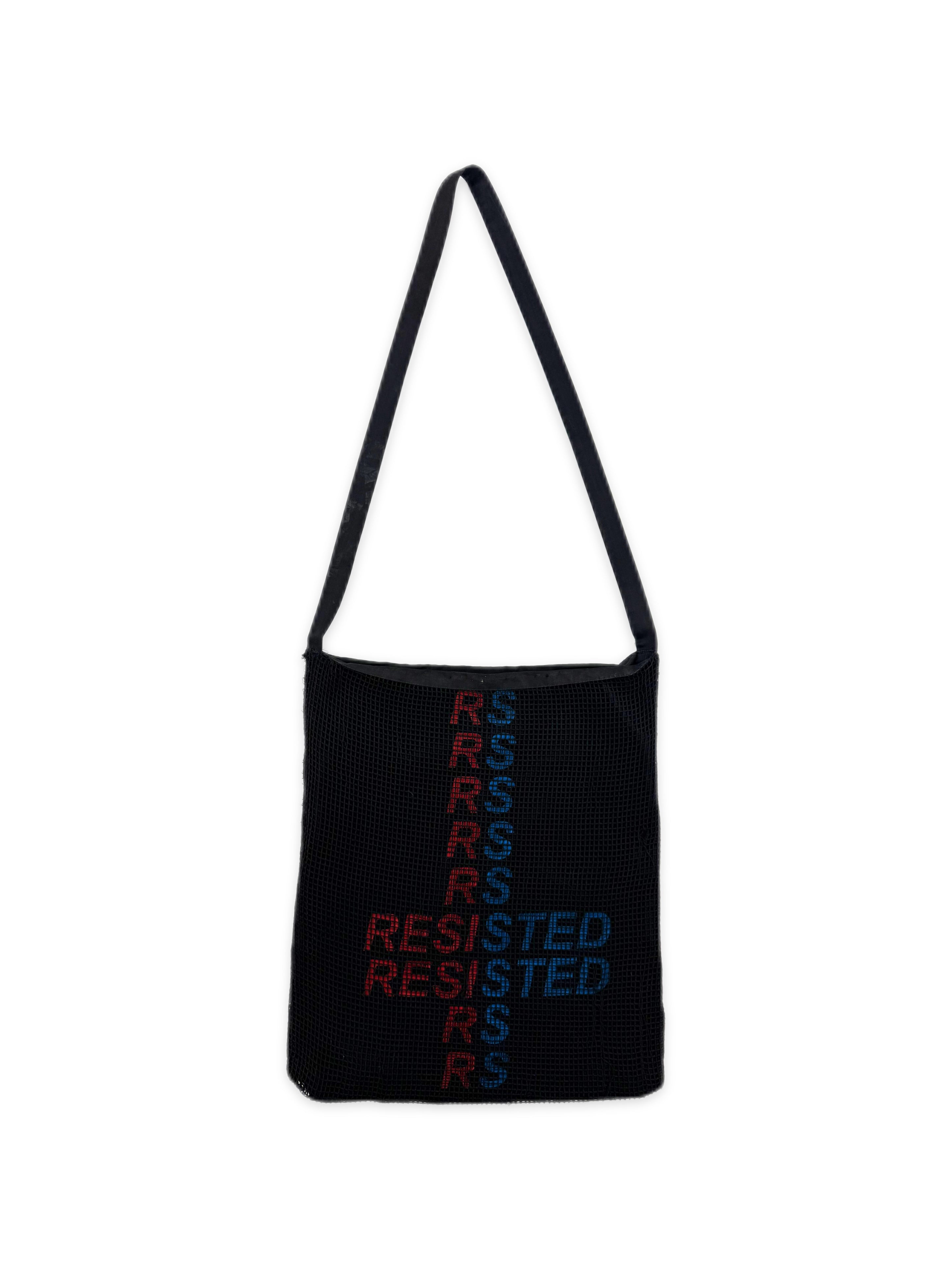 SS03 Raf Simons ‘Resisted’ Consumed Mesh Layered Tote Bag