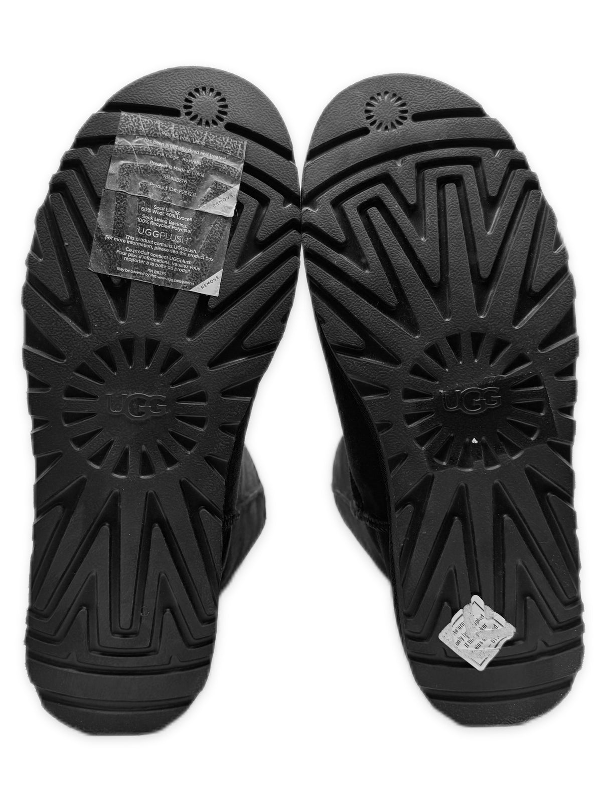 Chrome Hearts x Ugg Cross Pendant Leather Patch Fur Lined Boots
