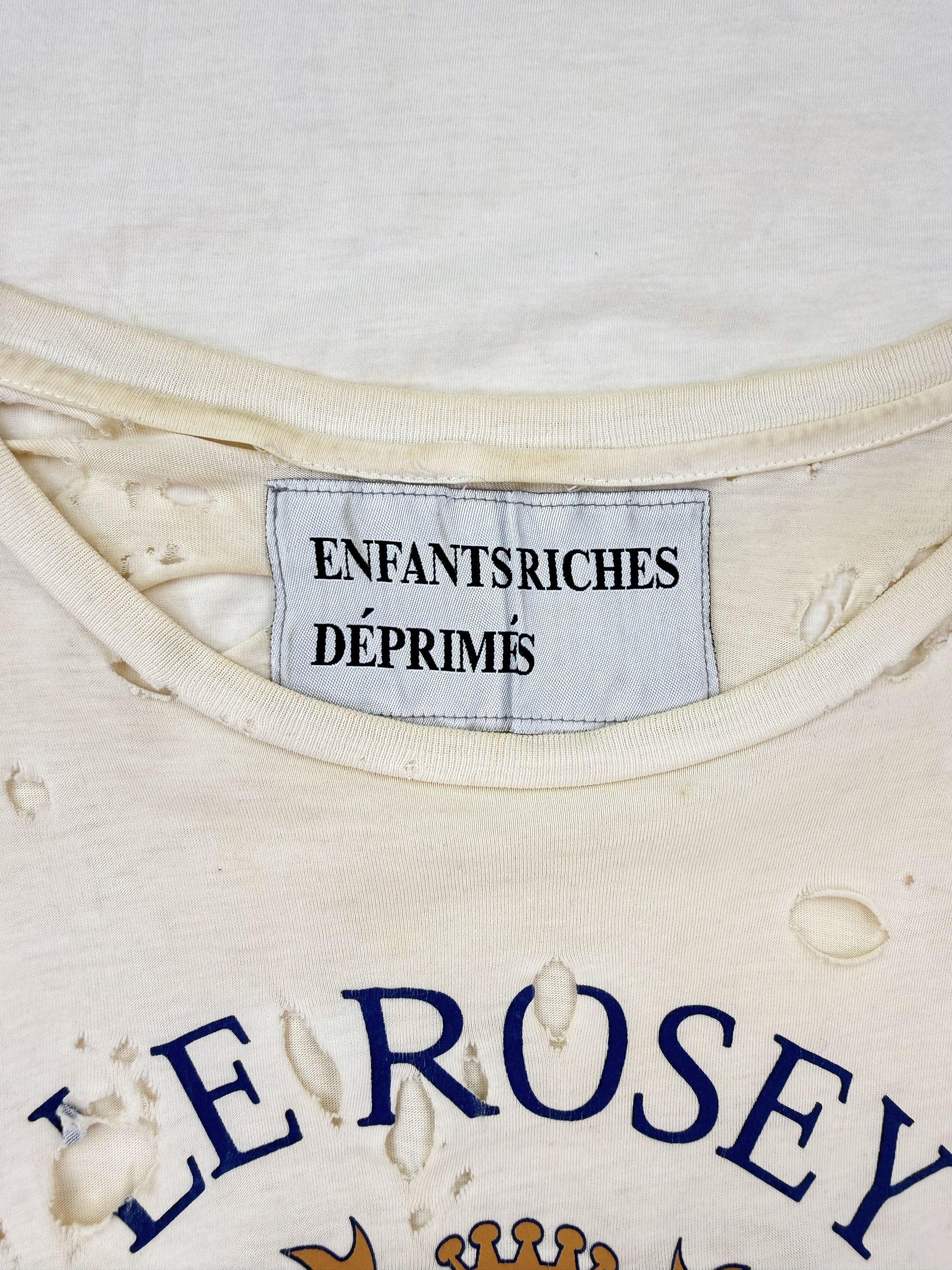 Enfants Riches Deprimes ‘Le Rosey’ OG Release Distressed T-Shirt