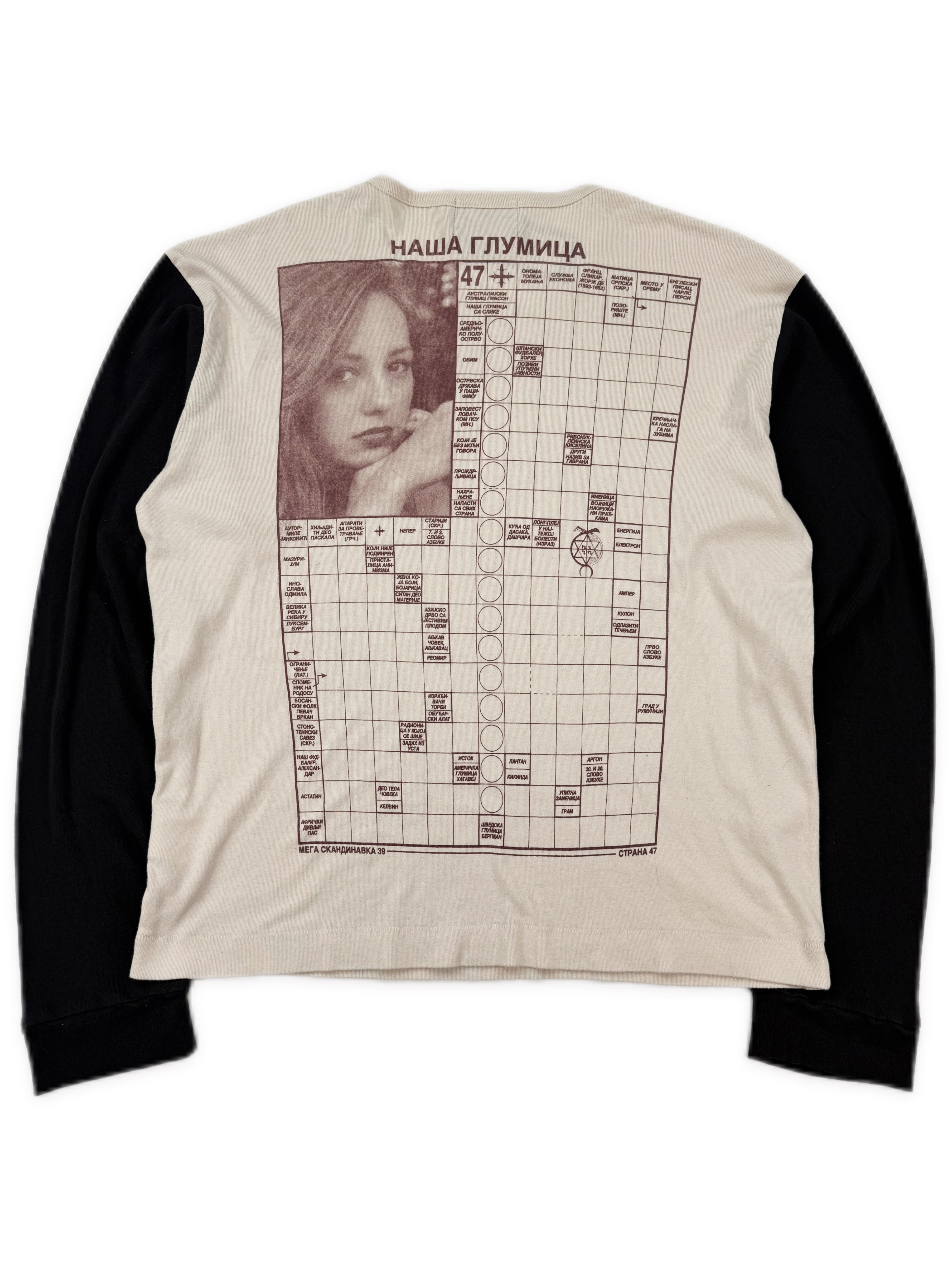Enfants Riches Deprimes ‘Jack Serbian Fantasy’ Two Tone Long Sleeve