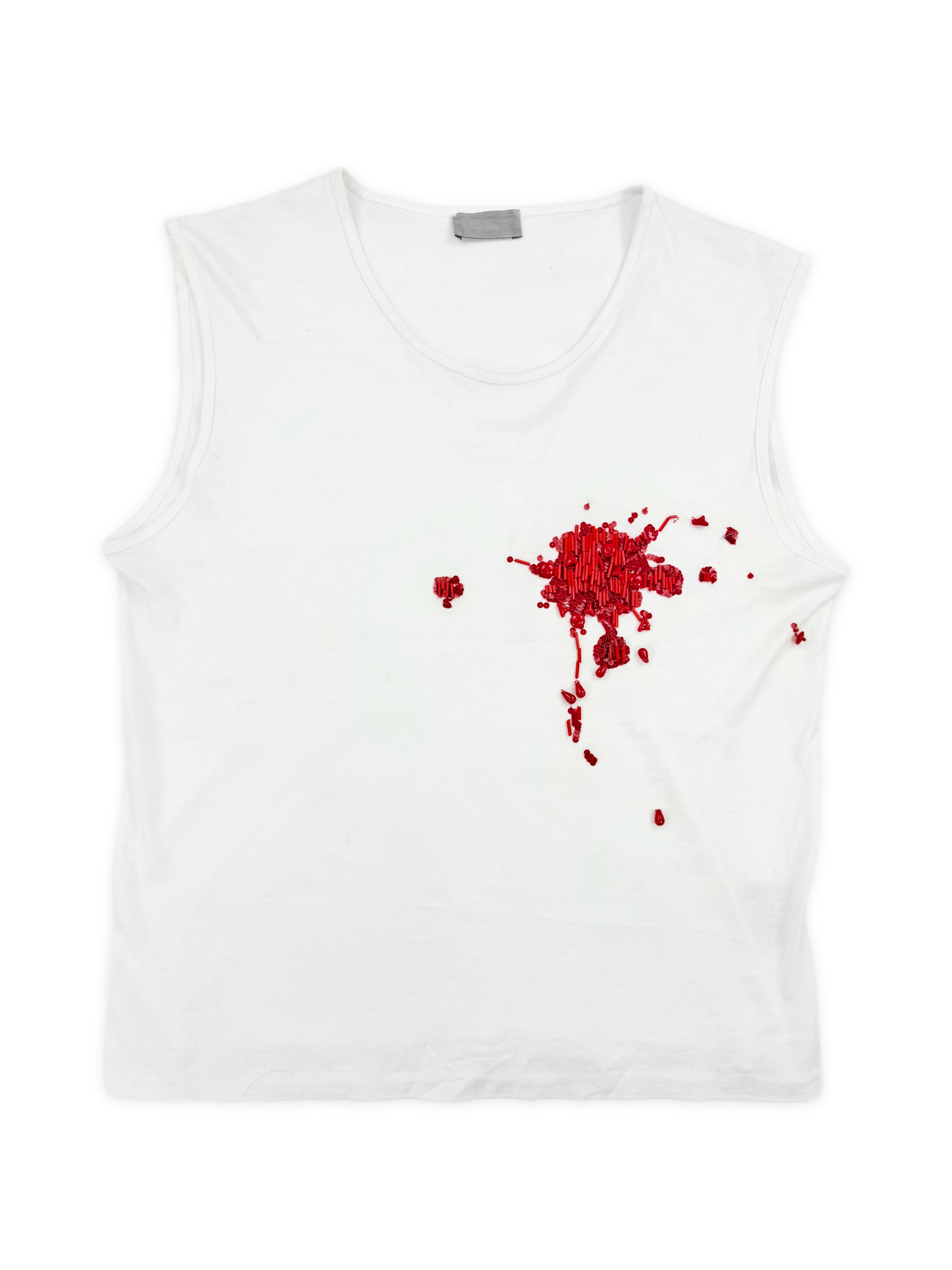SS02 DIOR HOMME 'BLOOD WOUND' HEDI SLIMANE BOYS DON'T CRY WHITE