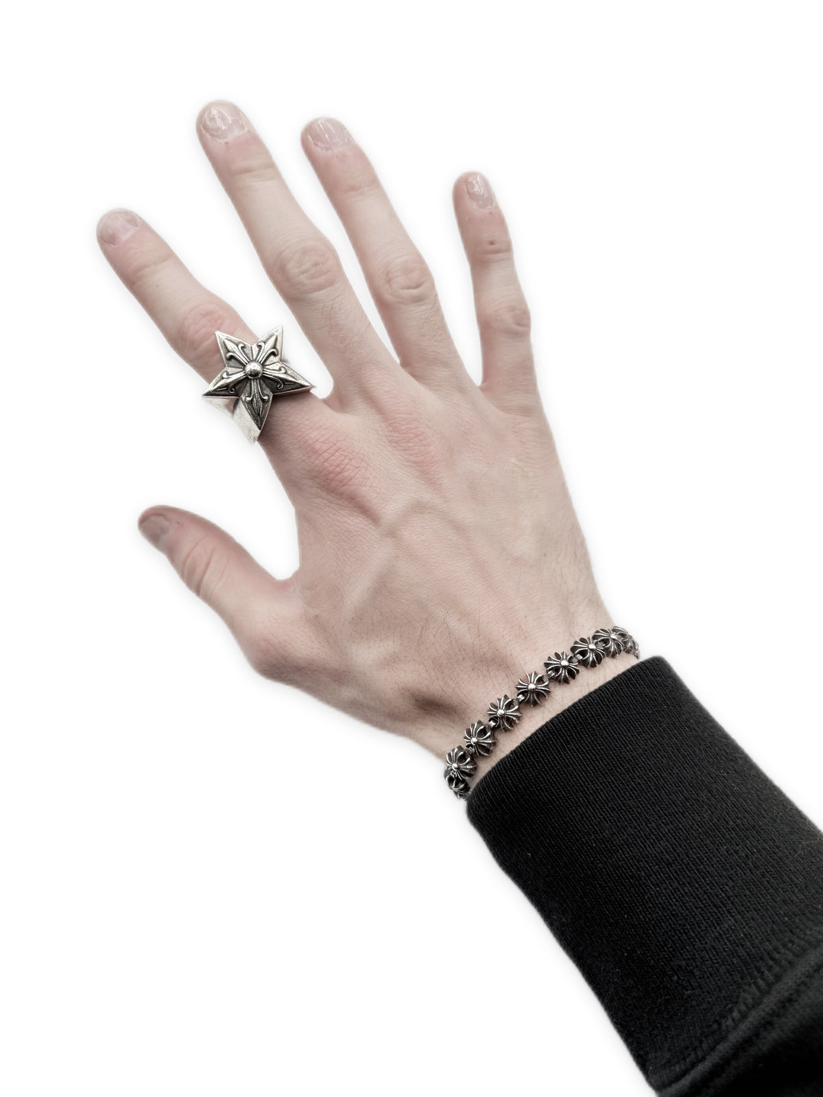 Chrome Hearts 5 Point Star .925 Silver XL Ring