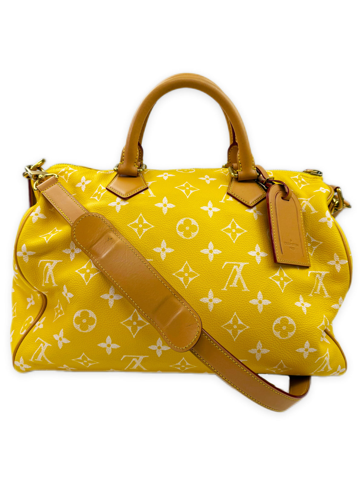 SS24 Louis Vuitton Speedy P90 40 Bandoulier Leather Handbag