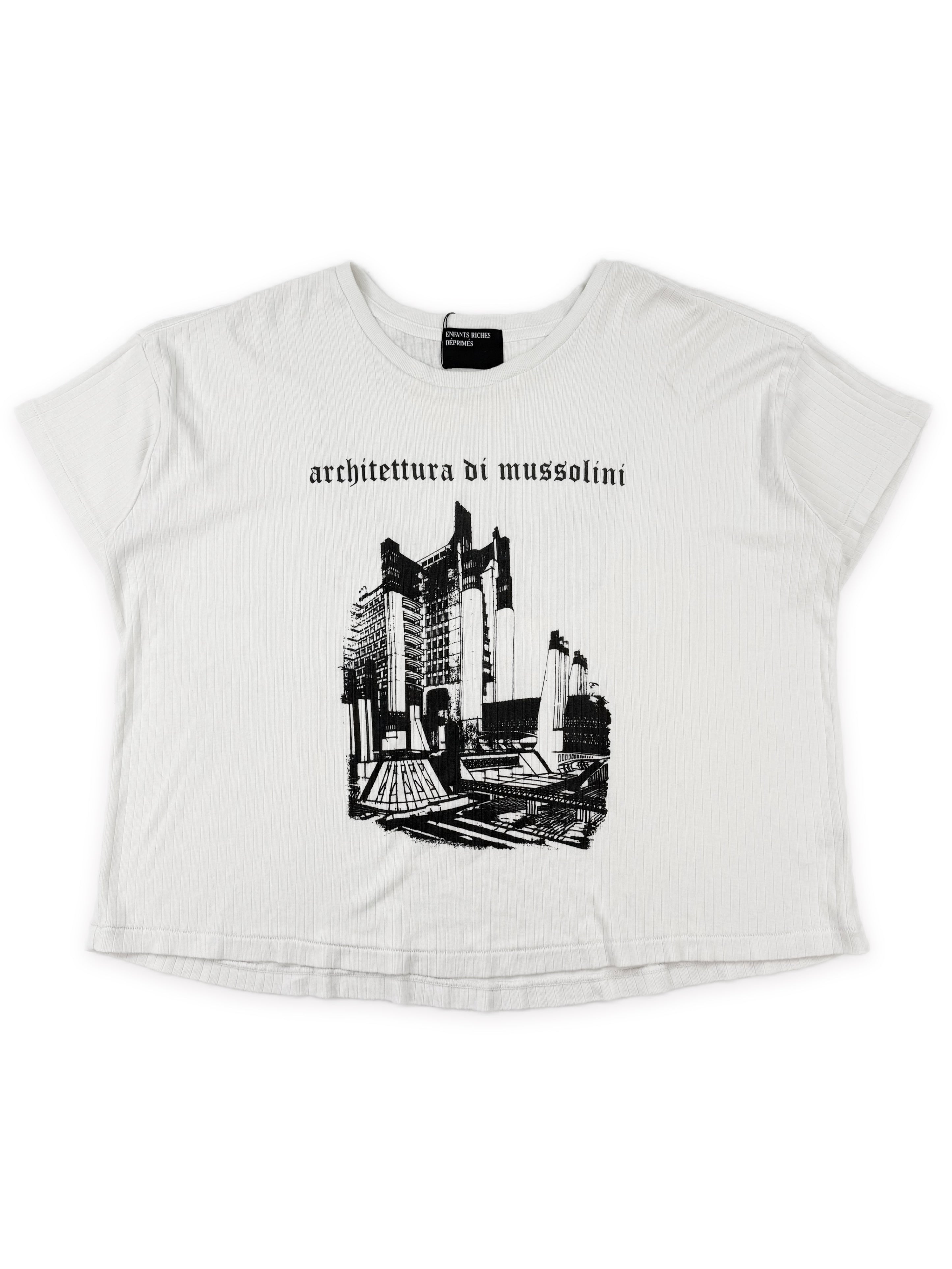Enfants Riches Deprimes ‘Architectura di Mussolini’ Ribbed T-Shirt