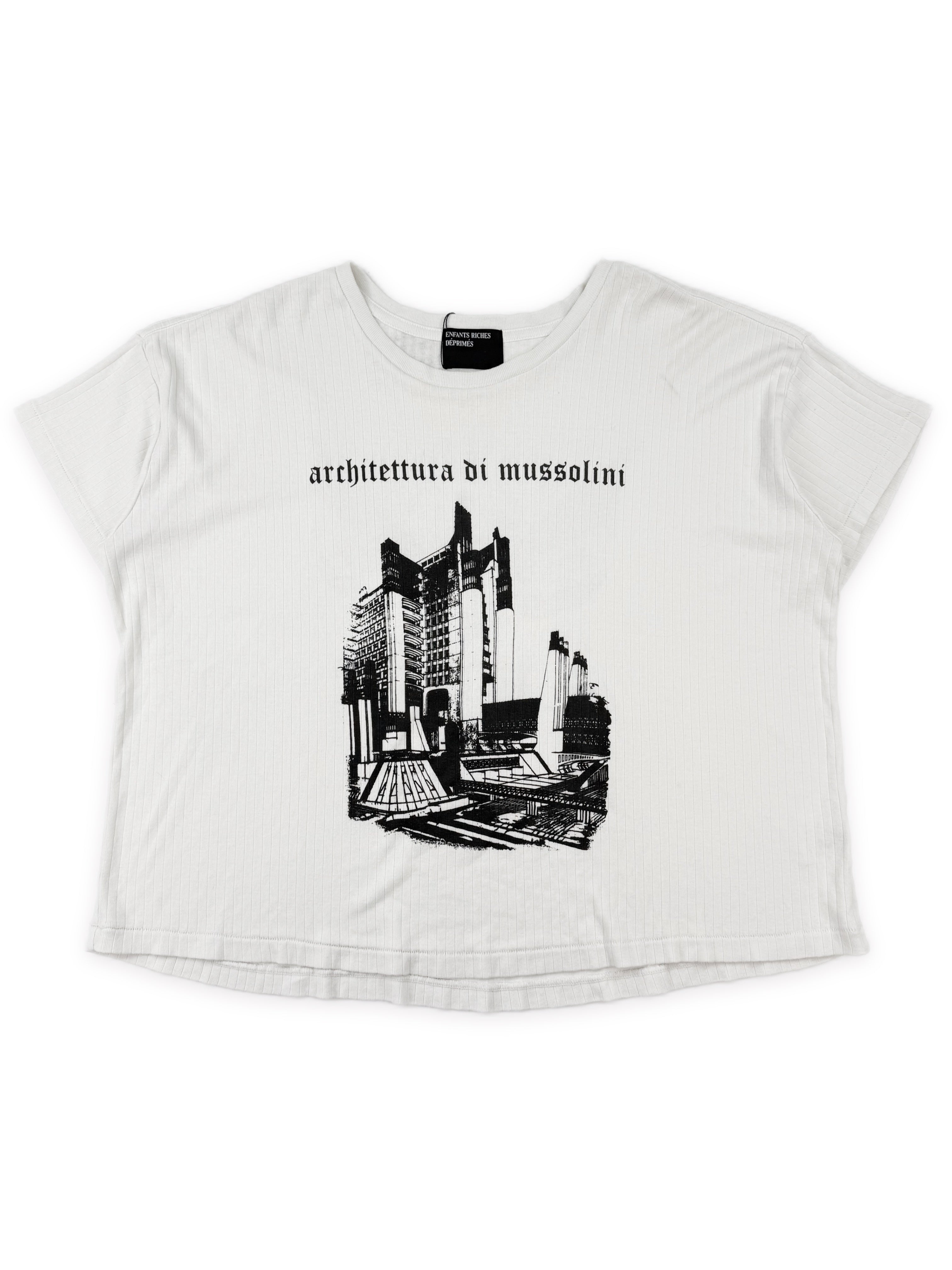 Enfants Riches Deprimes ‘Architectura di Mussolini’ Ribbed T-Shirt