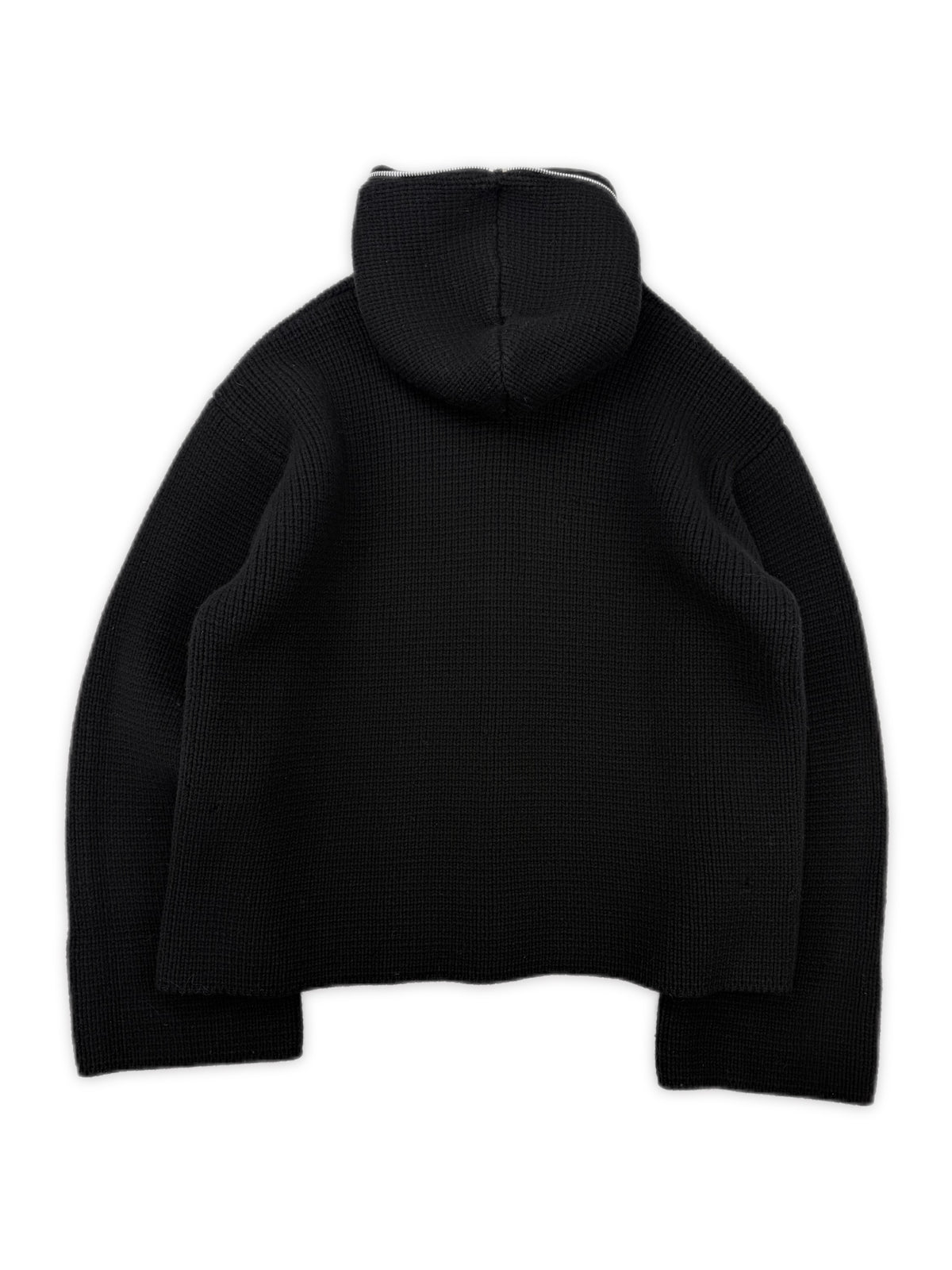 AW98 Helmut Lang Gimp Zip Wool Heavy Weight Zip Up Sweater Jacket
