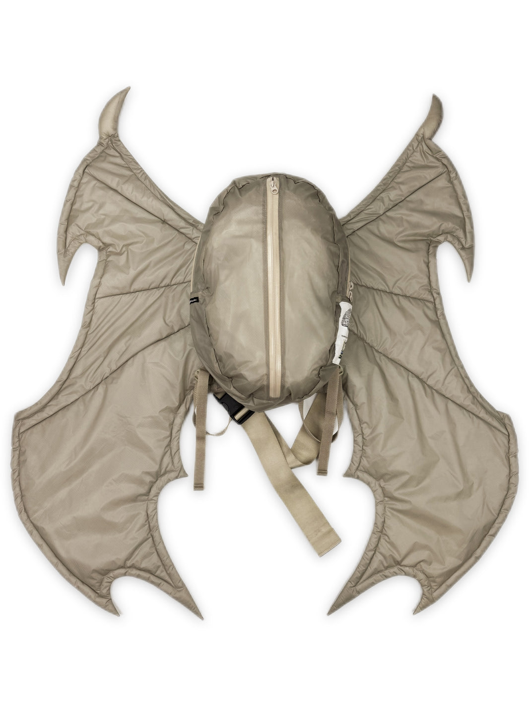 AW18 Undercover ‘Bat Wing’ Beige Nylon Transformable Backpack