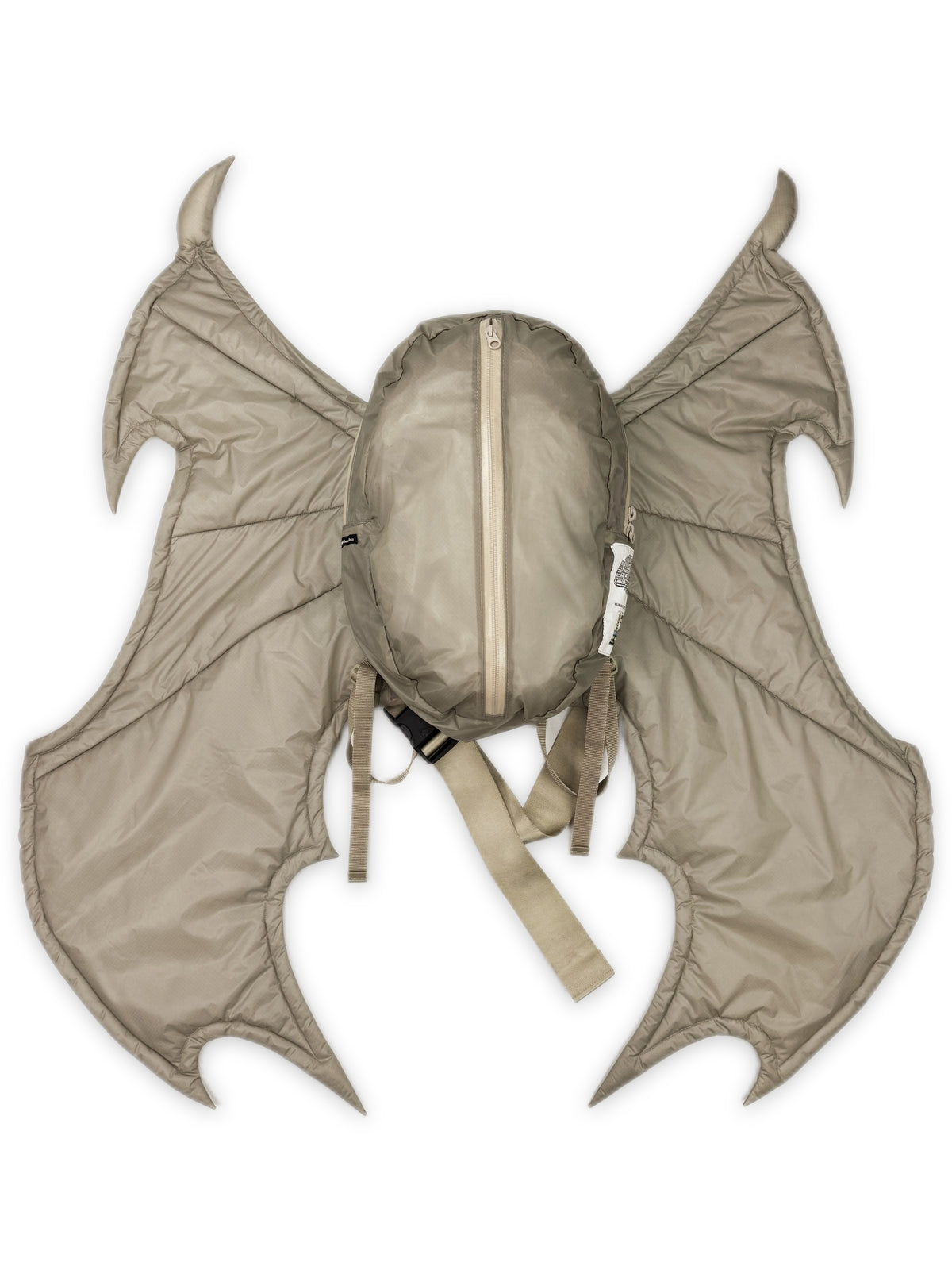 AW18 Undercover ‘Bat Wing’ Beige Nylon Transformable Backpack