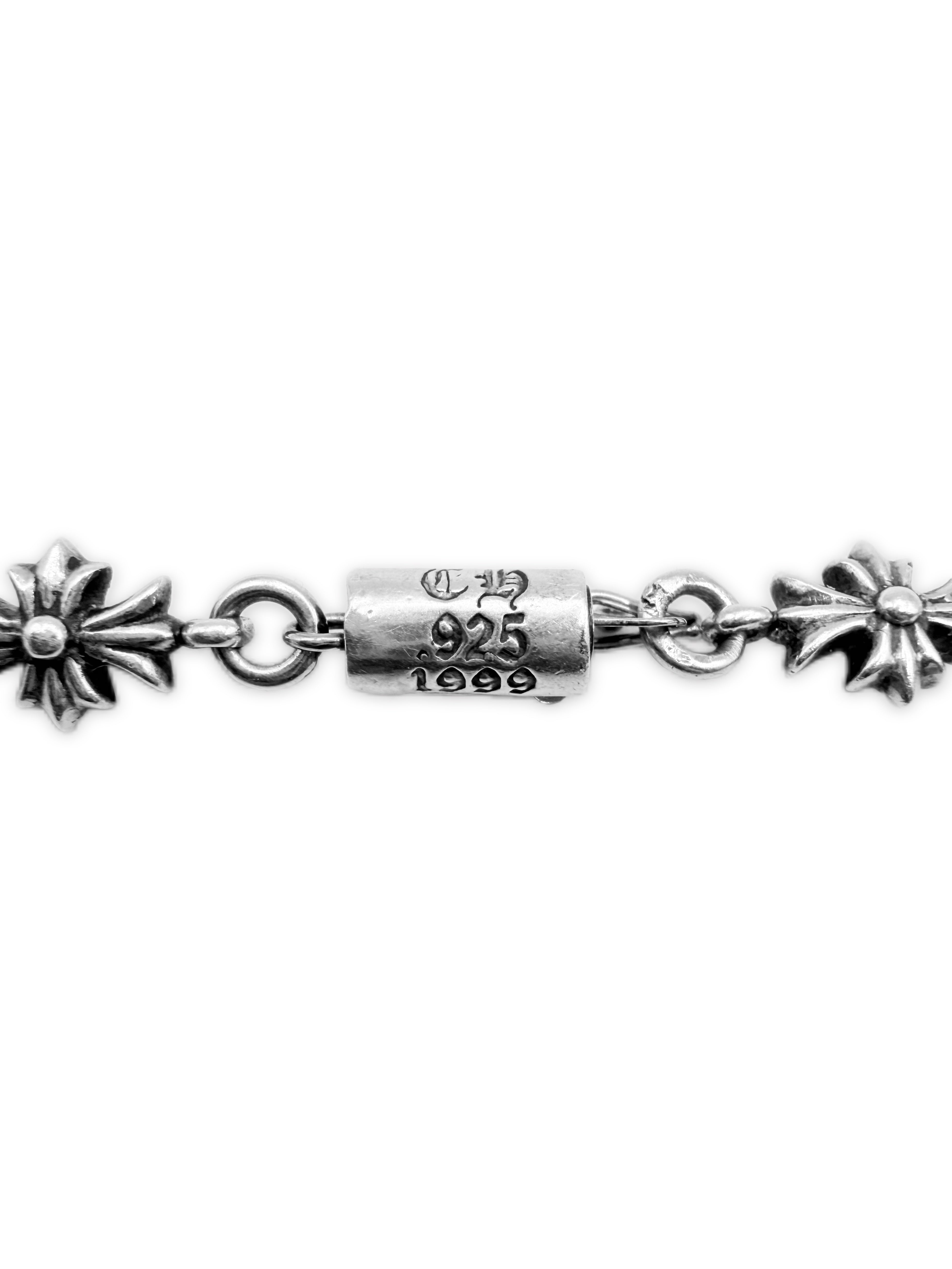 Chrome Hearts Diamond Factory Set Tiny E 21 in Necklace