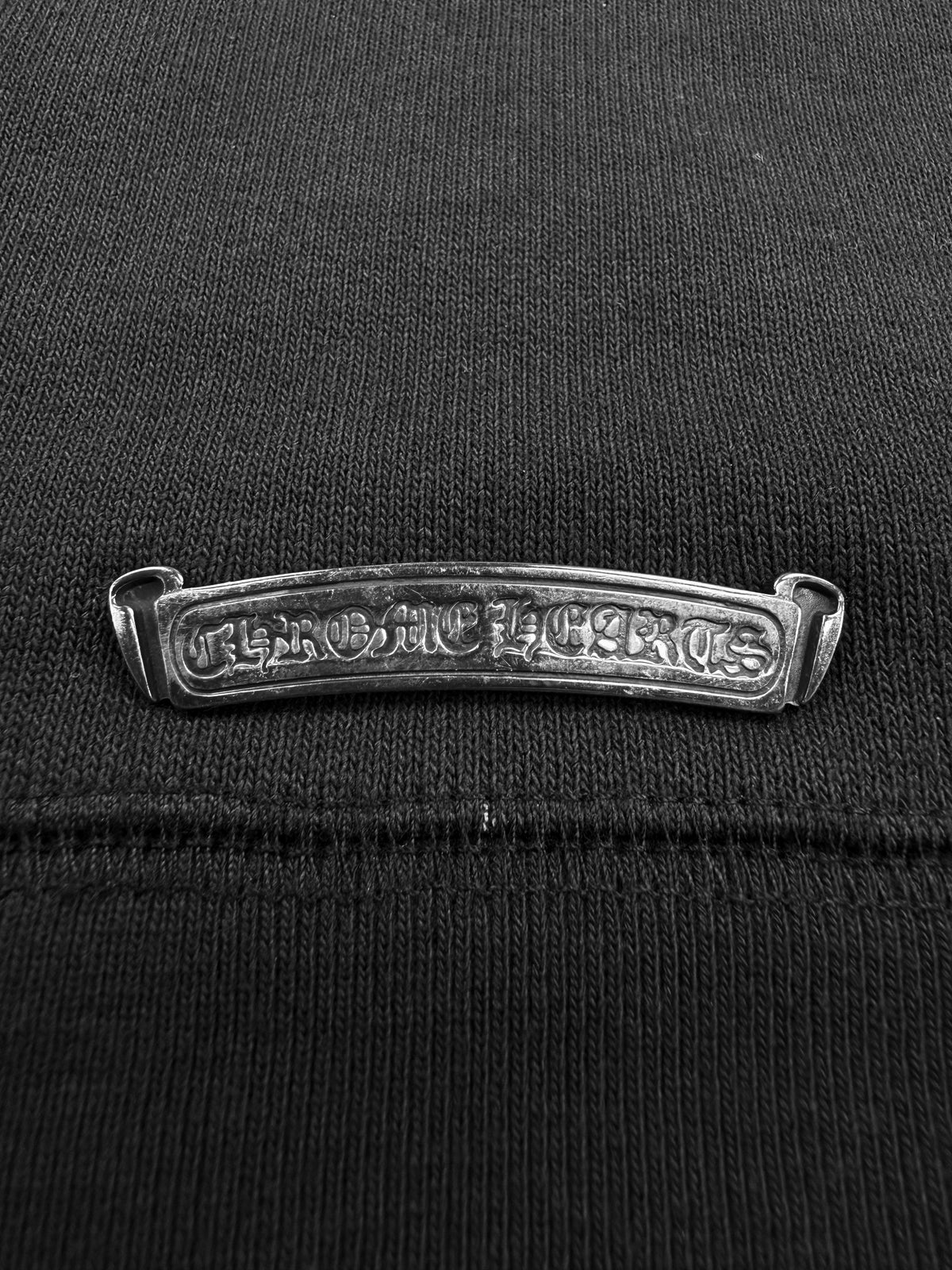 Chrome Hearts Triple Cross Patch Paper Jam Black Crewneck