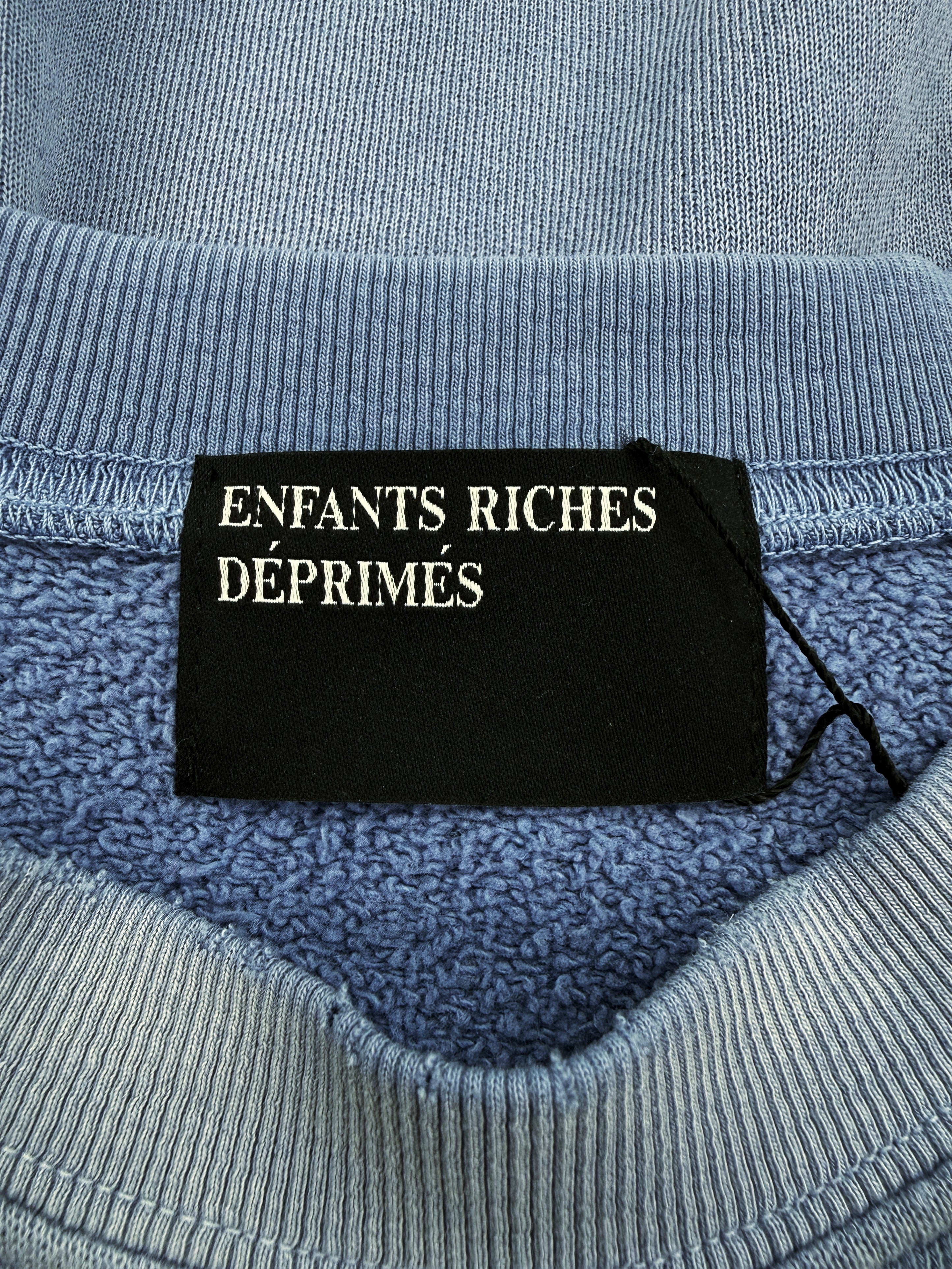 Enfants Riches Deprimes ‘Singing Nun’ Blue Graphic Crewneck