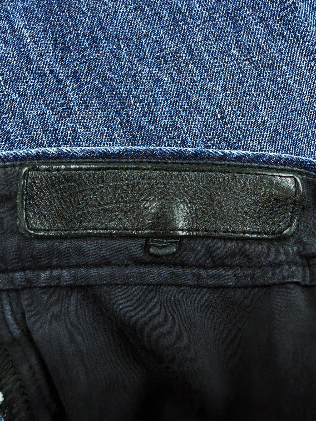Chrome Hearts FU Cut Flared Heel Bite Blue Wash Long Denim Jeans