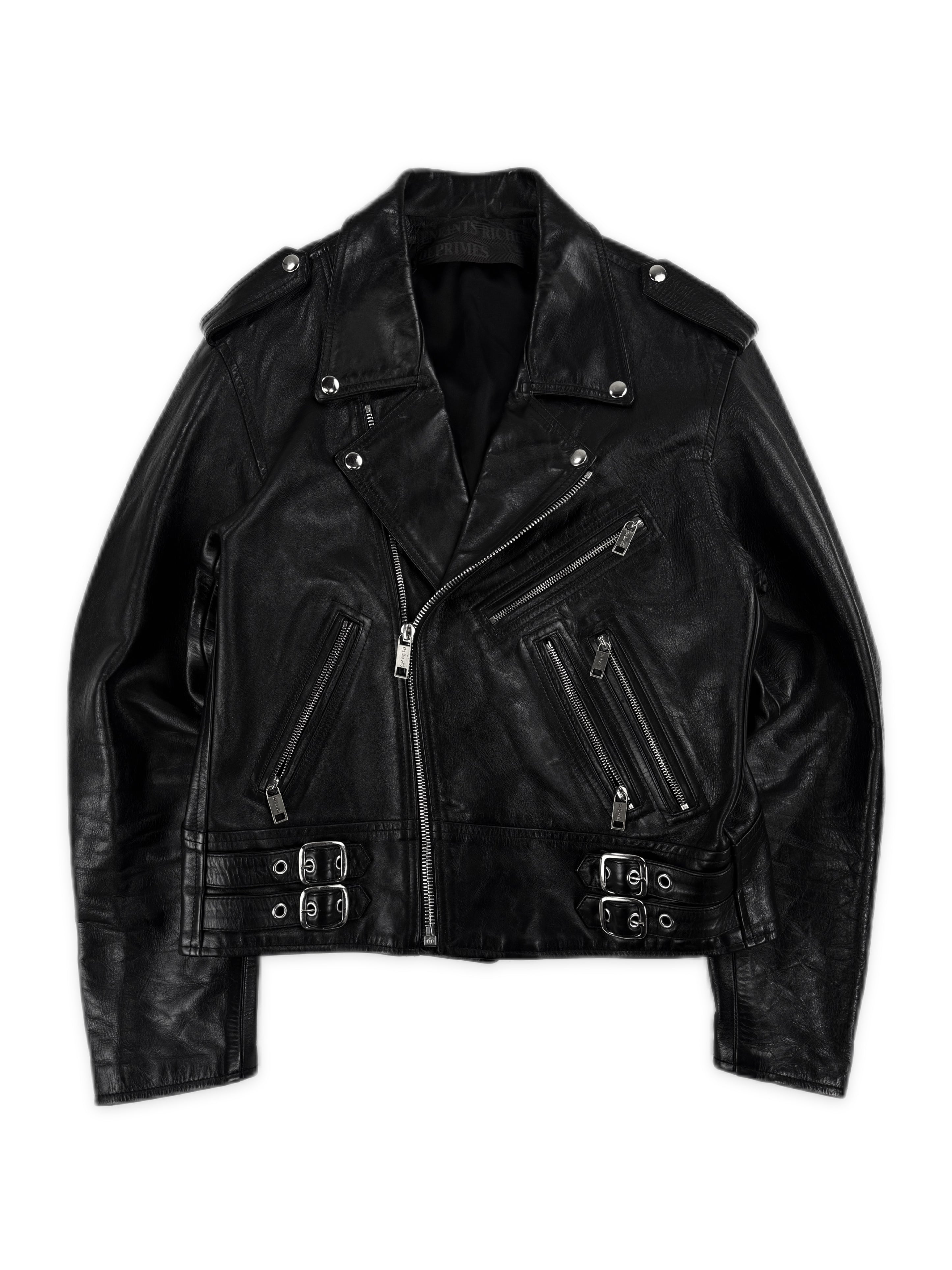 2016 Enfants Riches Deprimes ‘No Reply’ Black Leather Jacket