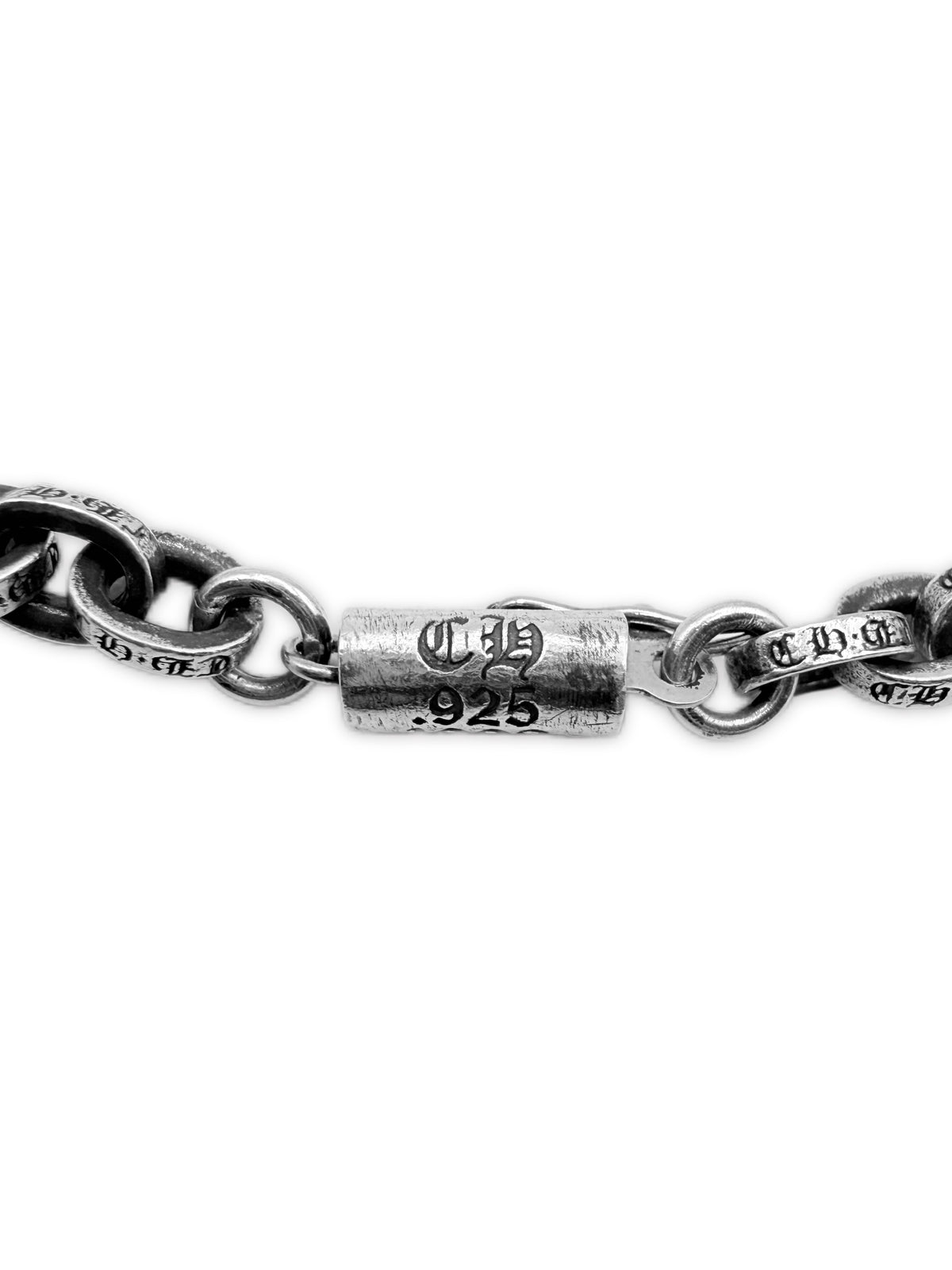 Chrome Hearts 7.5 in Paper Chain .925 Silver Bracelet